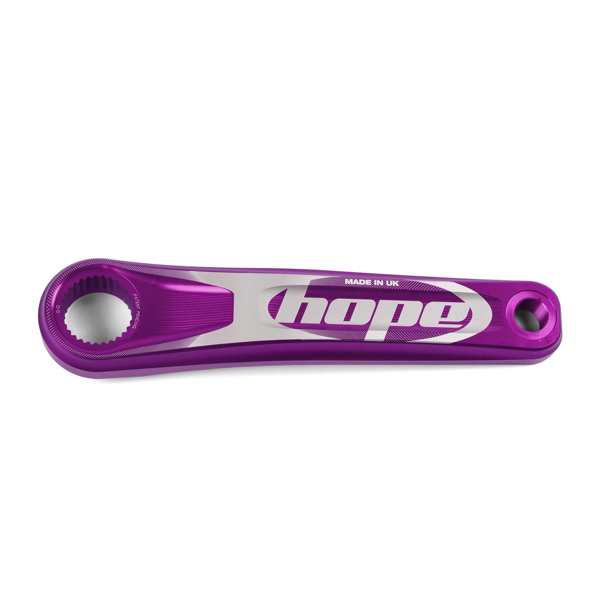 Hope Evo Crankarm - Driveside Purple / 170mm