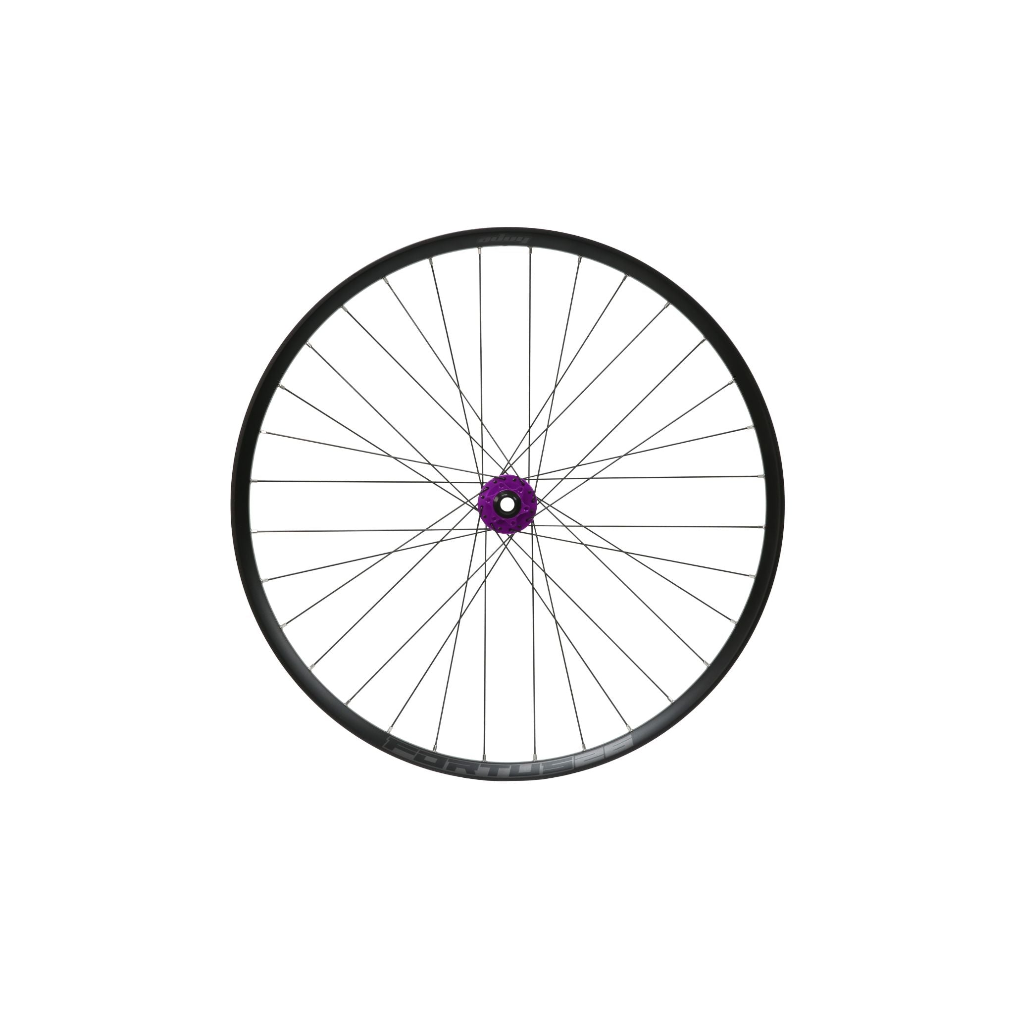 Hope Fortus 26W Pro 5 Purple Front Wheel Purple / 26 - 6-Bolt / 100 x 15mm