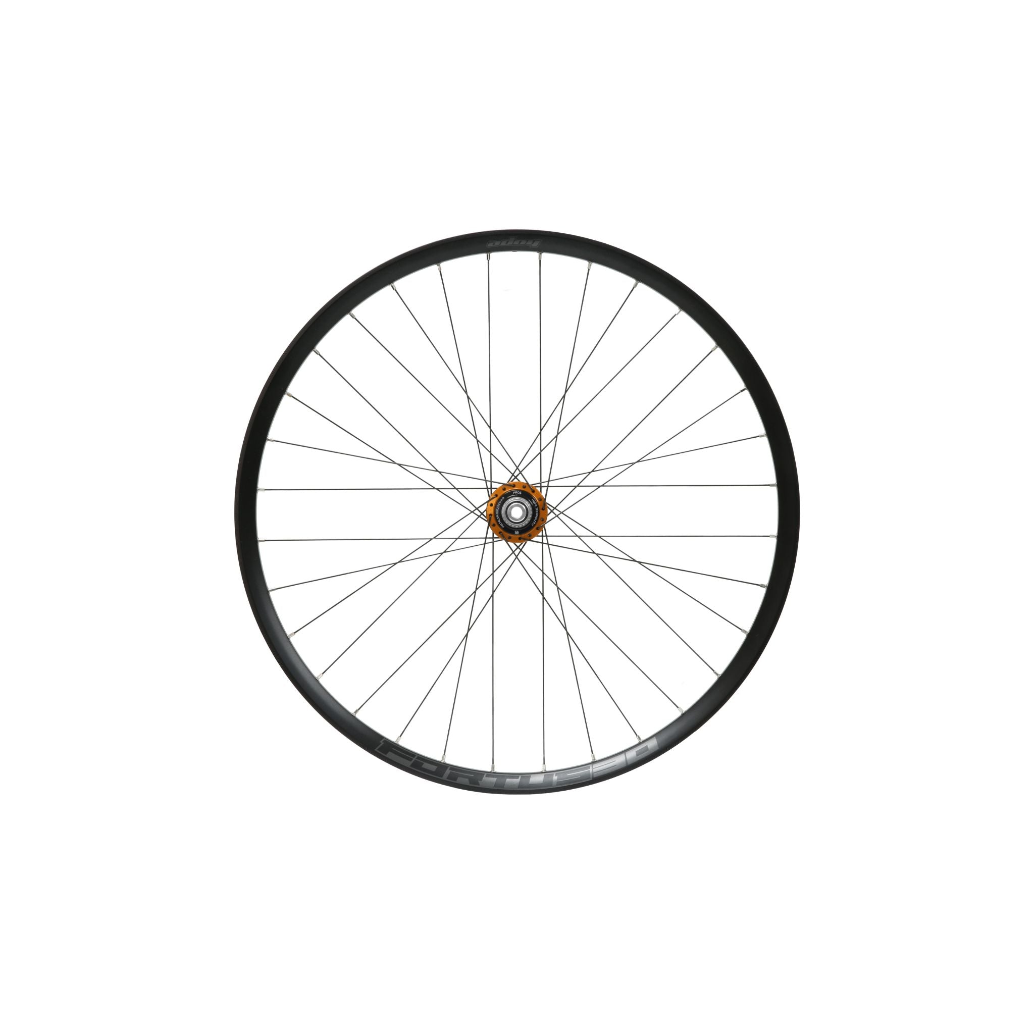Hope Fortus 30W Pro 5 Trials/Singlespeed Rear Wheel Orange / 26 - 6-Bolt / 135 x 10mm - Singlespeed
