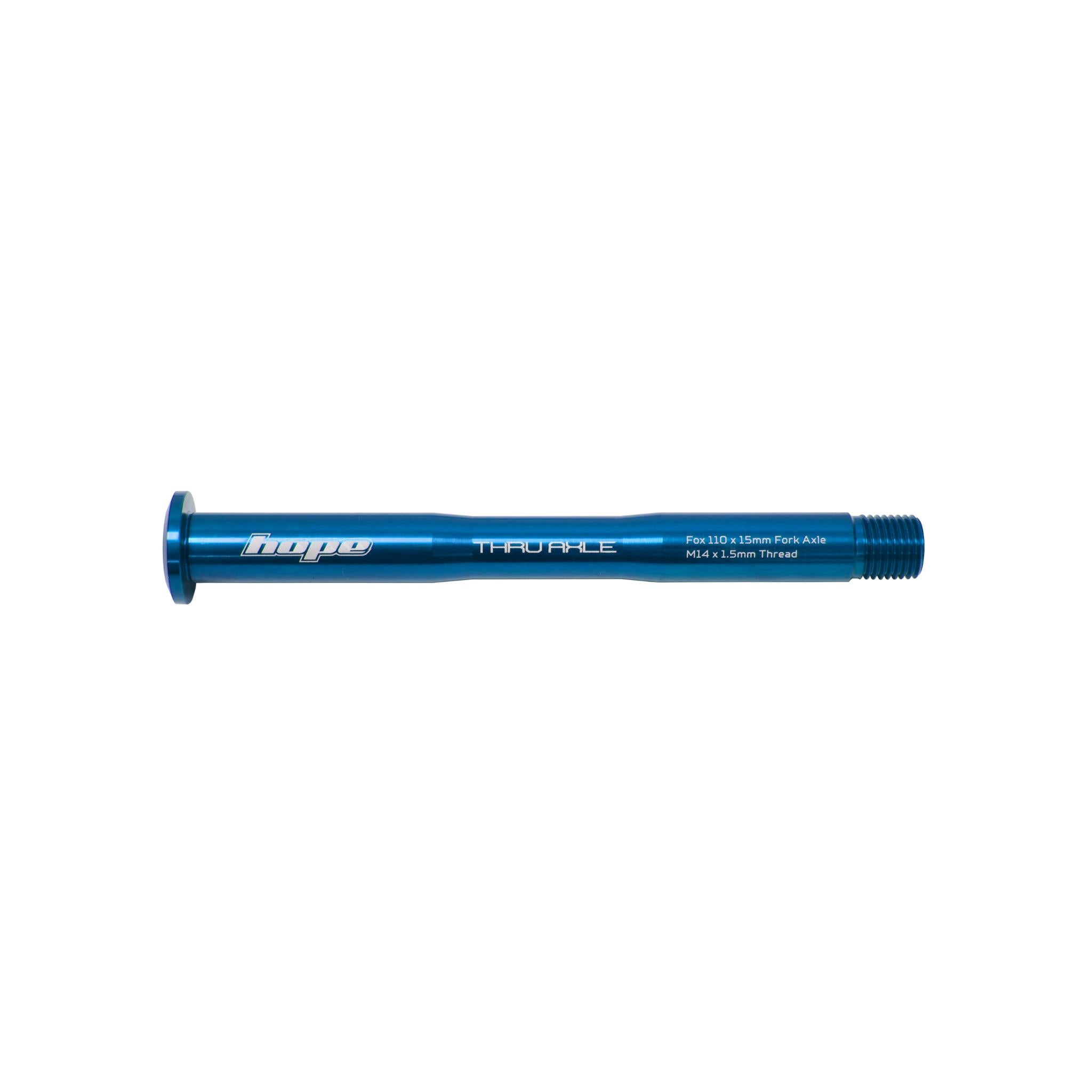 Hope Fox Fork Thru Axle Blue / 110mm