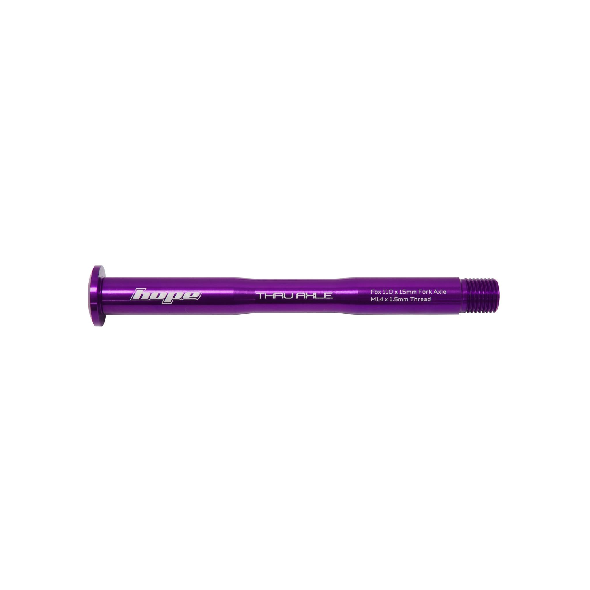 Hope Fox Fork Thru Axle Purple / 110mm