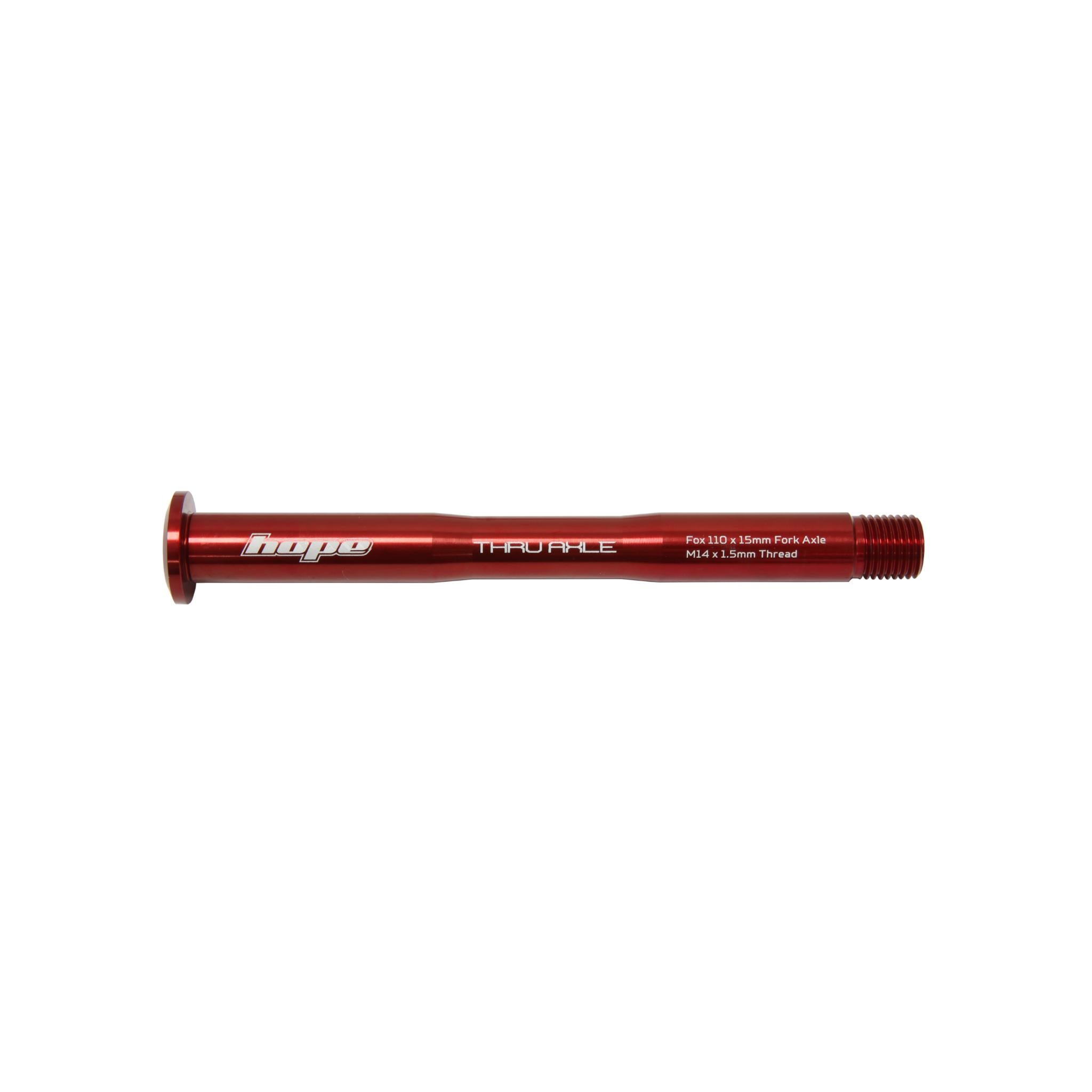 Hope Fox Fork Thru Axle Red / 110mm