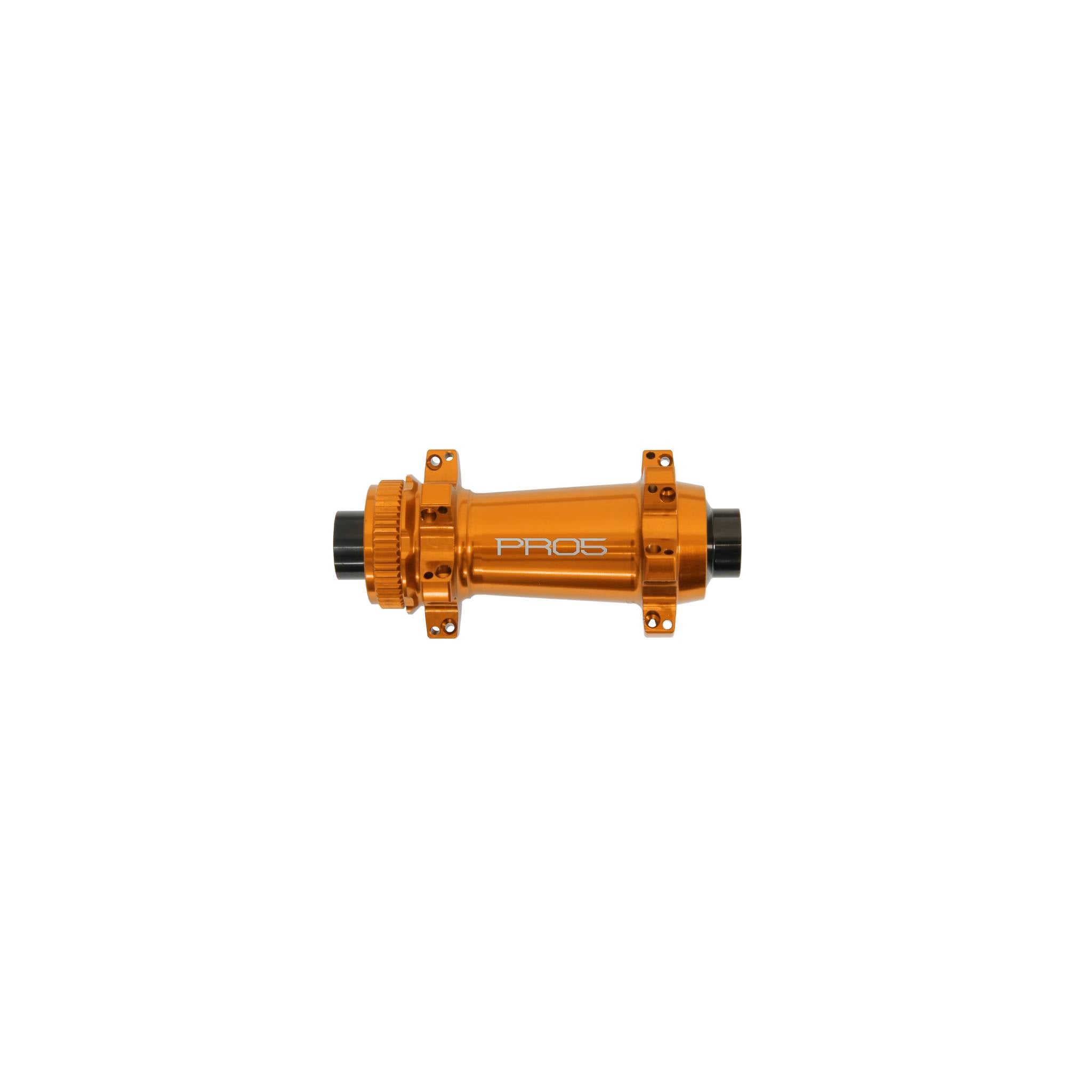 Hope Pro 5 Front Hub Straight Pull - Orange Orange / 24H / Boost 110 x 12mm