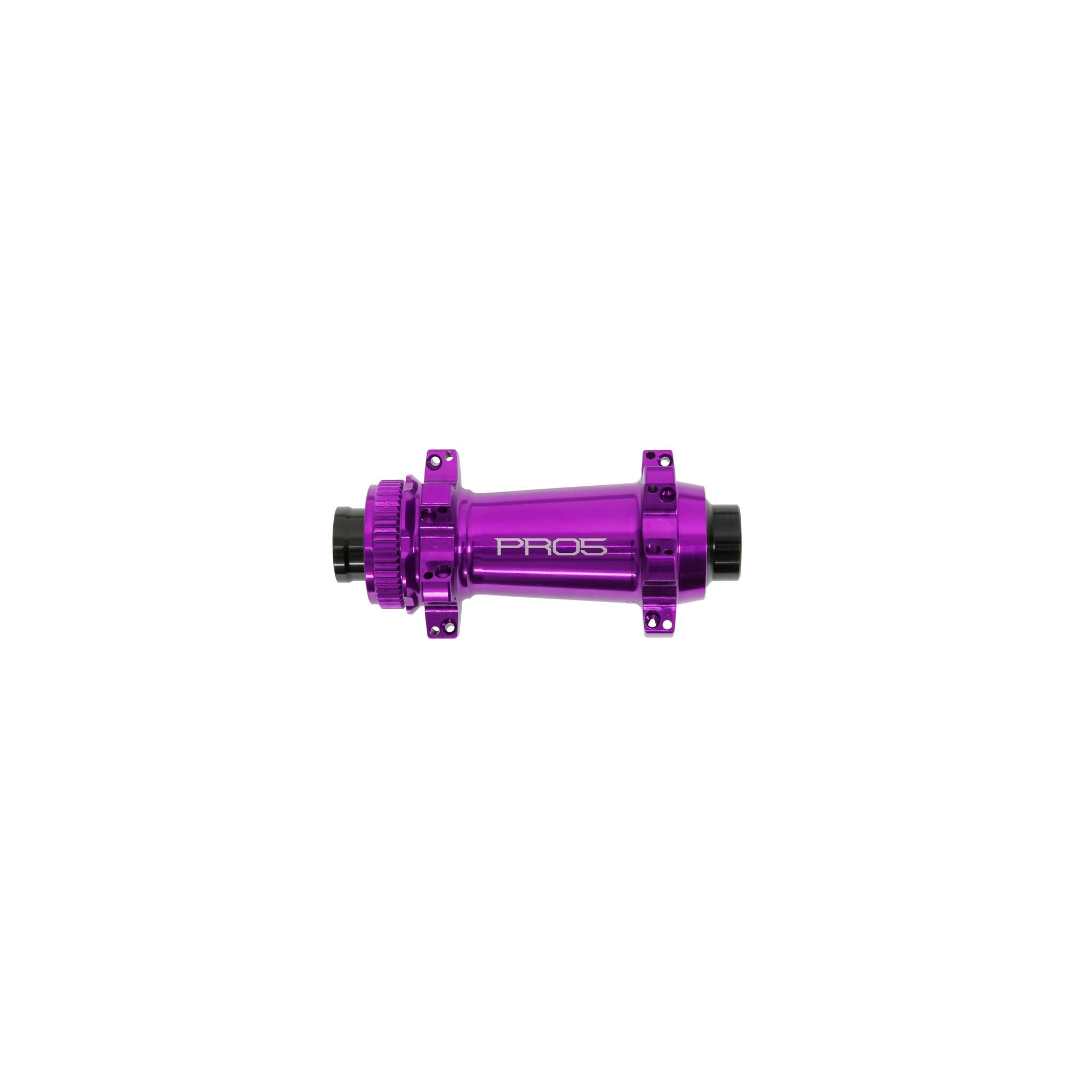 Hope Pro 5 Front Hub Straight Pull - Purple Purple / 24H / Boost 110 x 12mm