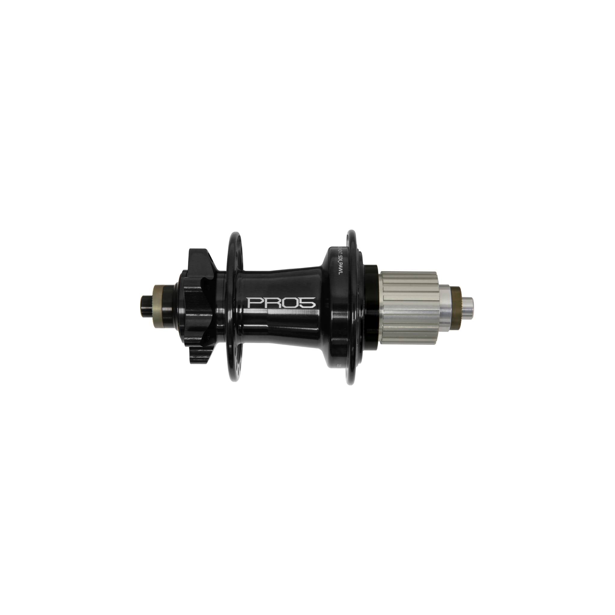 Hope Pro 5 Rear Hub 6-Bolt - Black Black / 32H / 135mm QR - Shimano Microspline