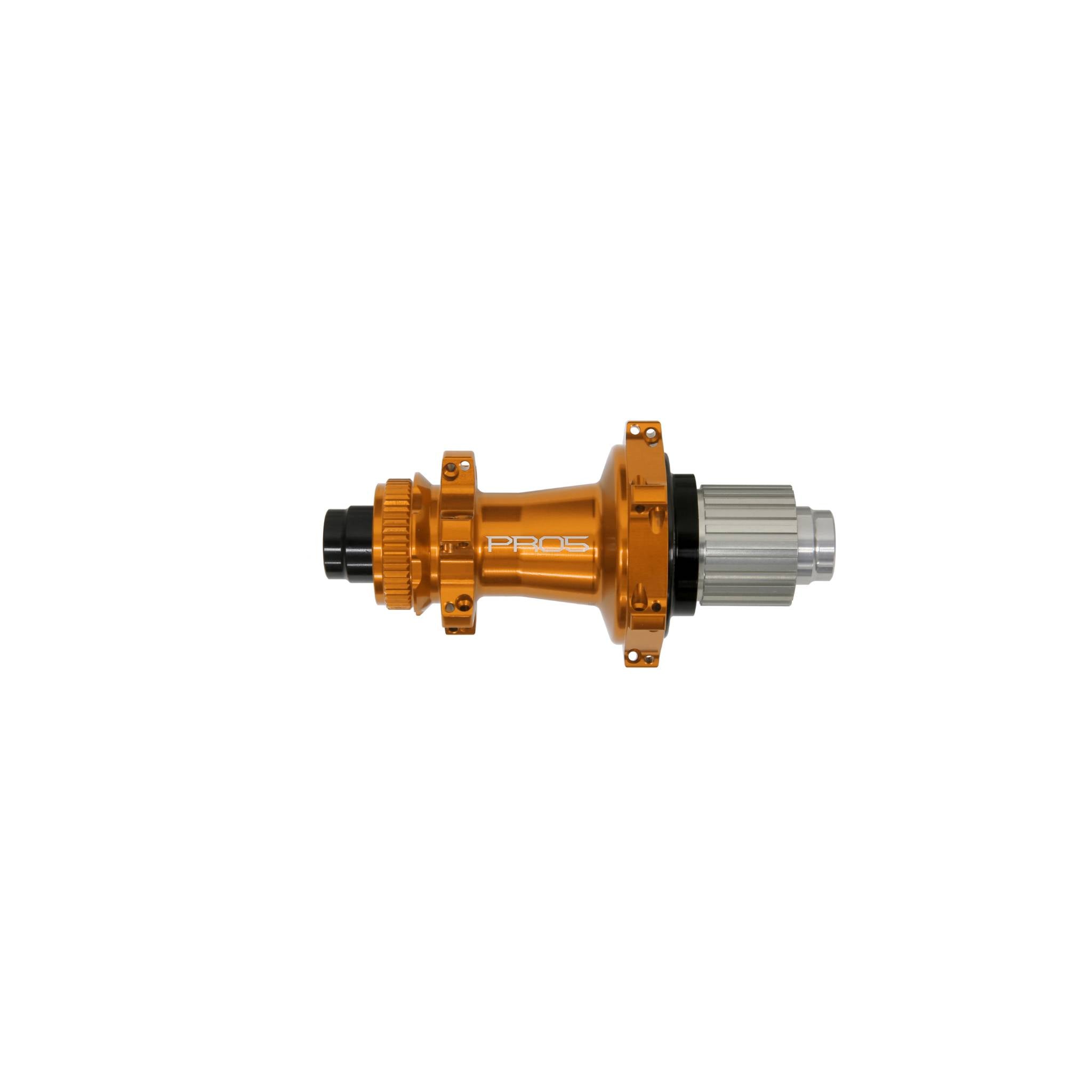 Hope Pro 5 Rear Hub Straight Pull - Orange Orange / 24H / 135 x 12mm - Shimano Microspline