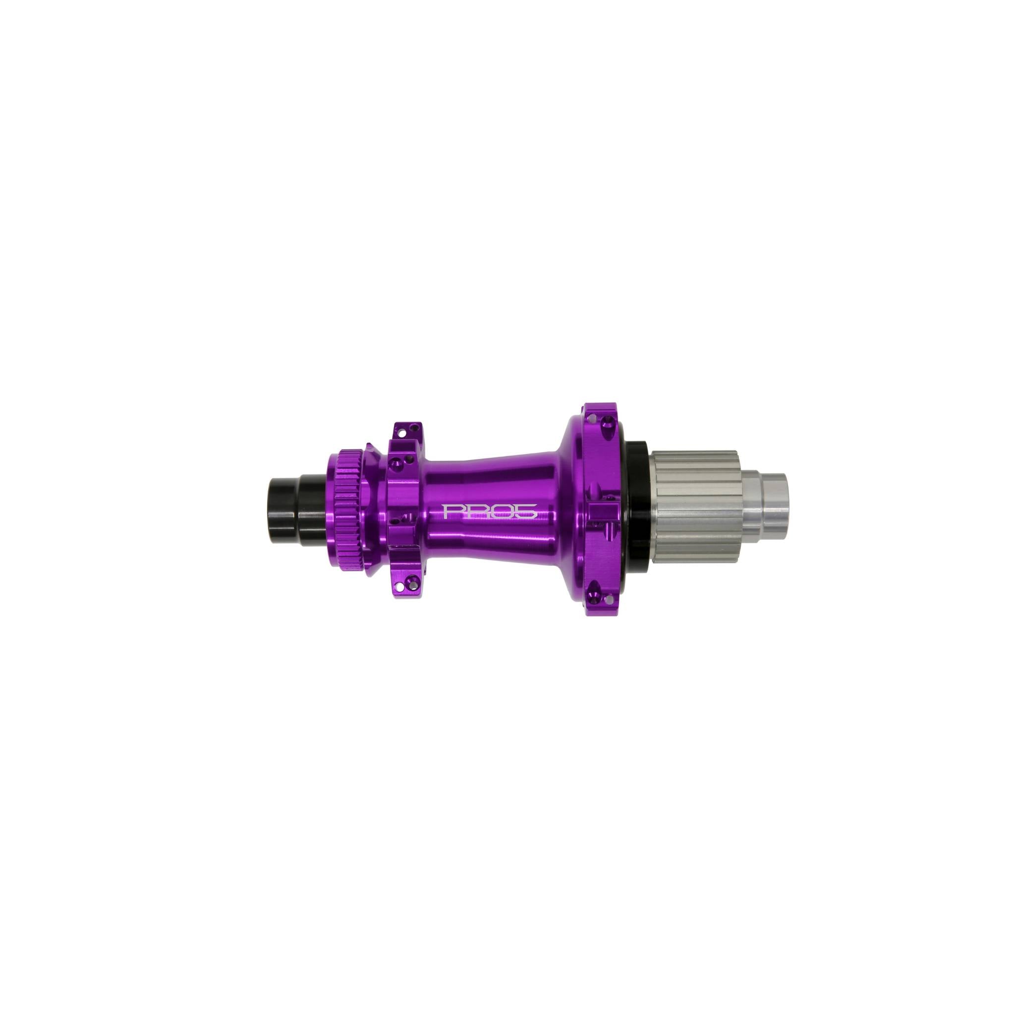 Hope Pro 5 Rear Hub Straight Pull - Purple Purple / 24H / 148 x 12mm - Shimano Microspline