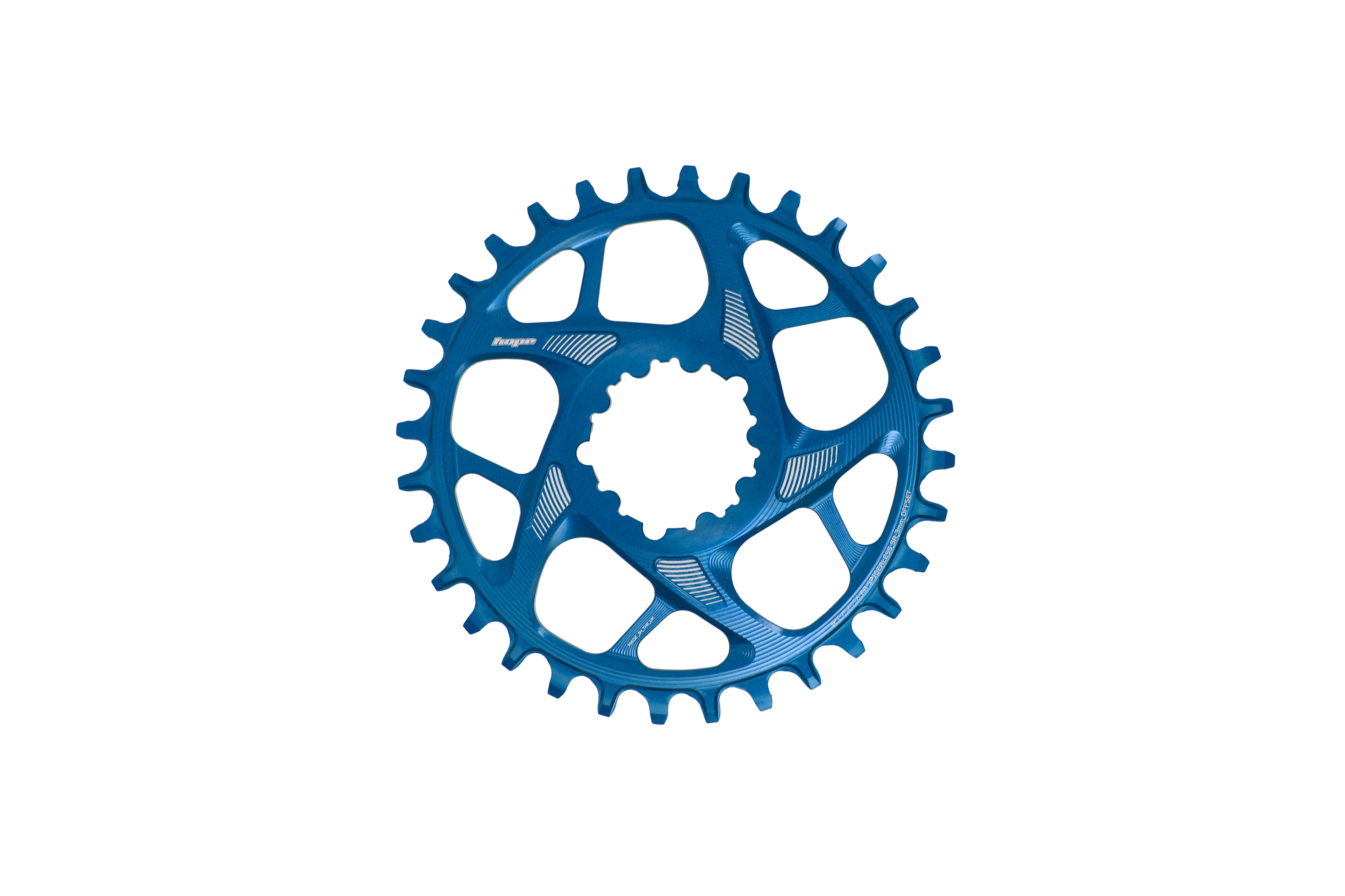 Hope R22 SRAM 3-Bolt Spiderless Chainring SR3 Blue / 28T
