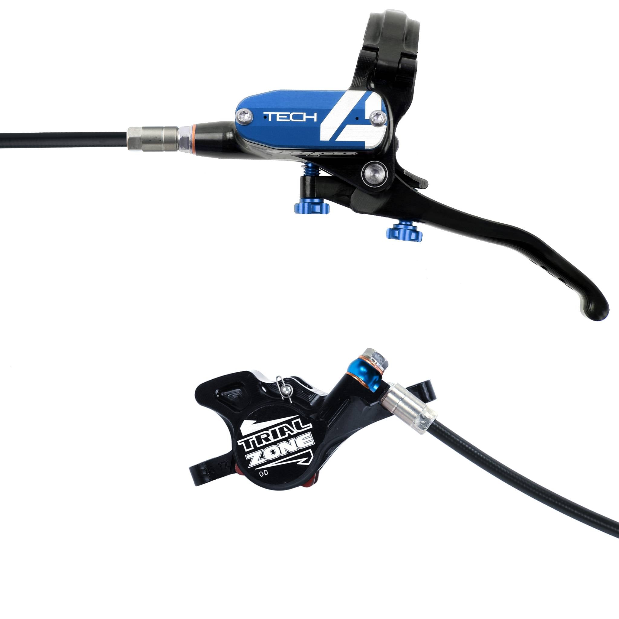 Hope Tech 4 Trial Zone No.9 Disc Brake Blue / L/H