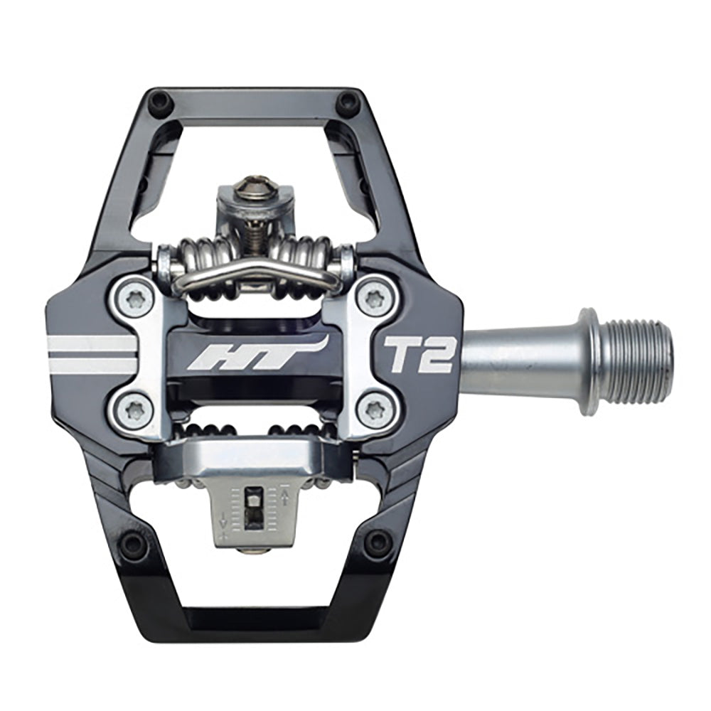 HT T2 Pedals Black / 9/16"