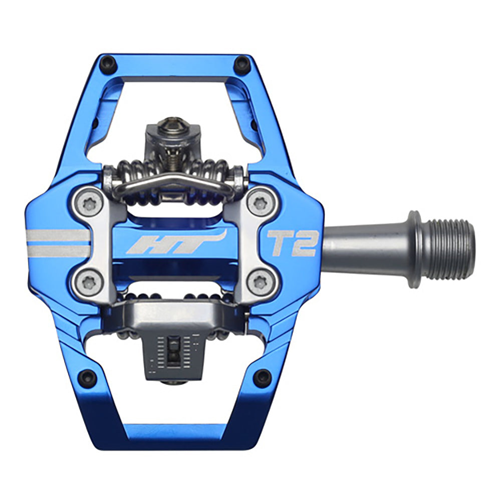 HT T2 Pedals Blue / 9/16"