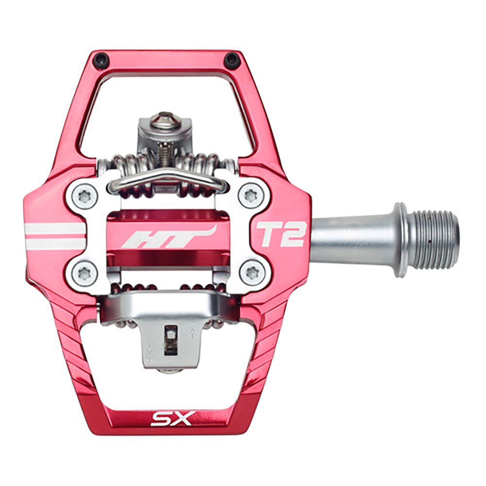 HT T2-SX Pedals Red