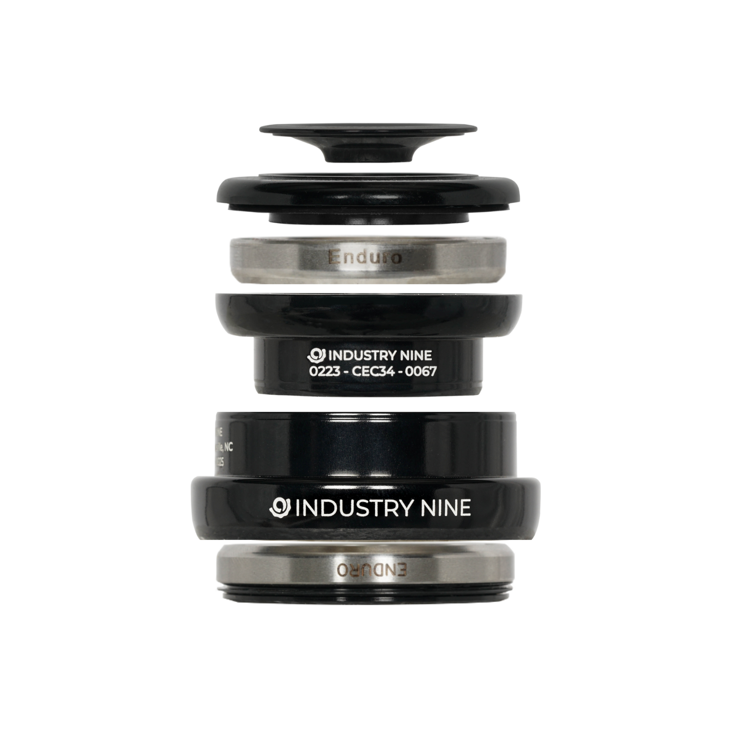 Industry Nine iRiX Headset EC Complete Black / EC Top 41/34/05 - Bottom 52/44