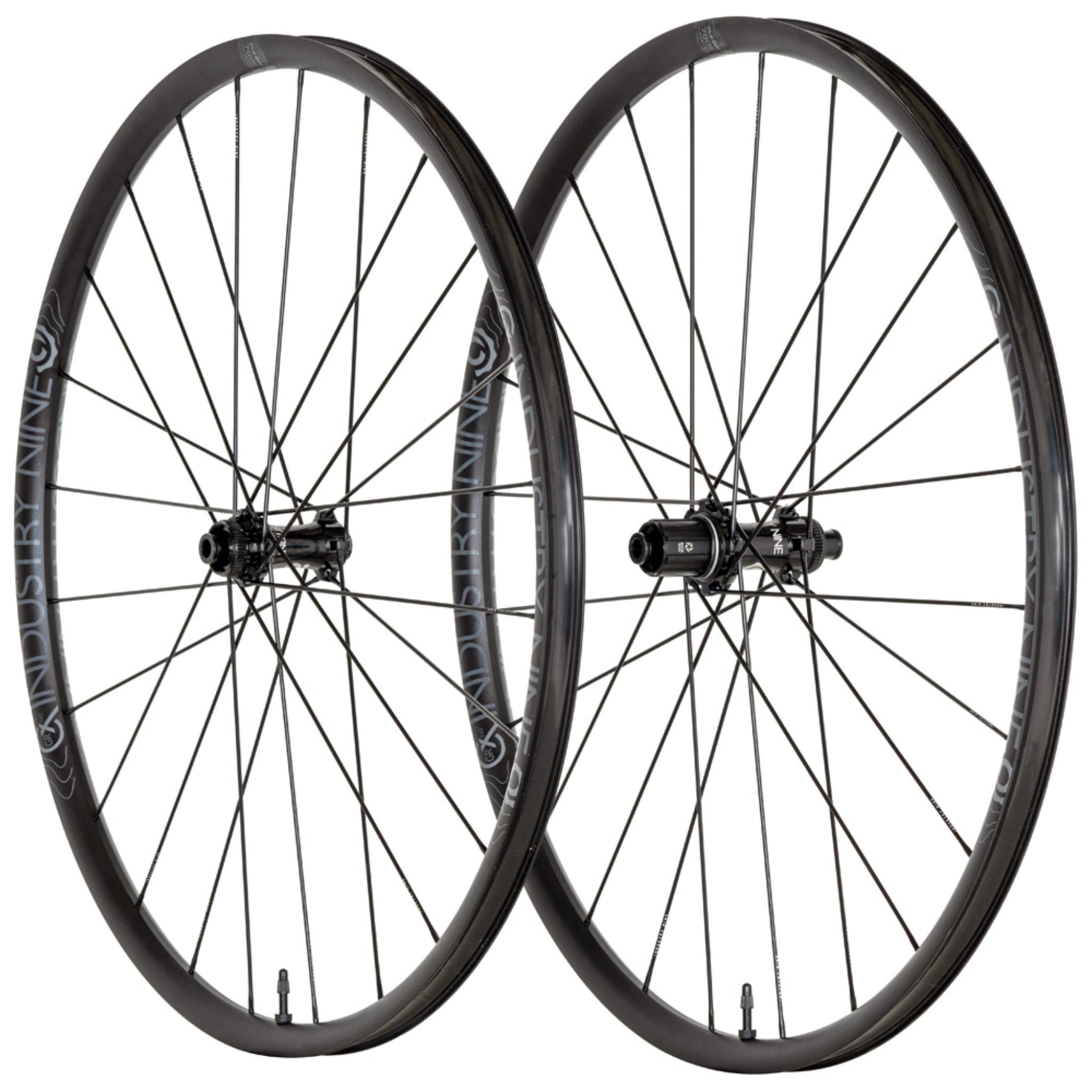 Industry Nine SOLiX G GRCX Wheelset BLACK / 12X100 12X142 - 24H - Shimano HG
