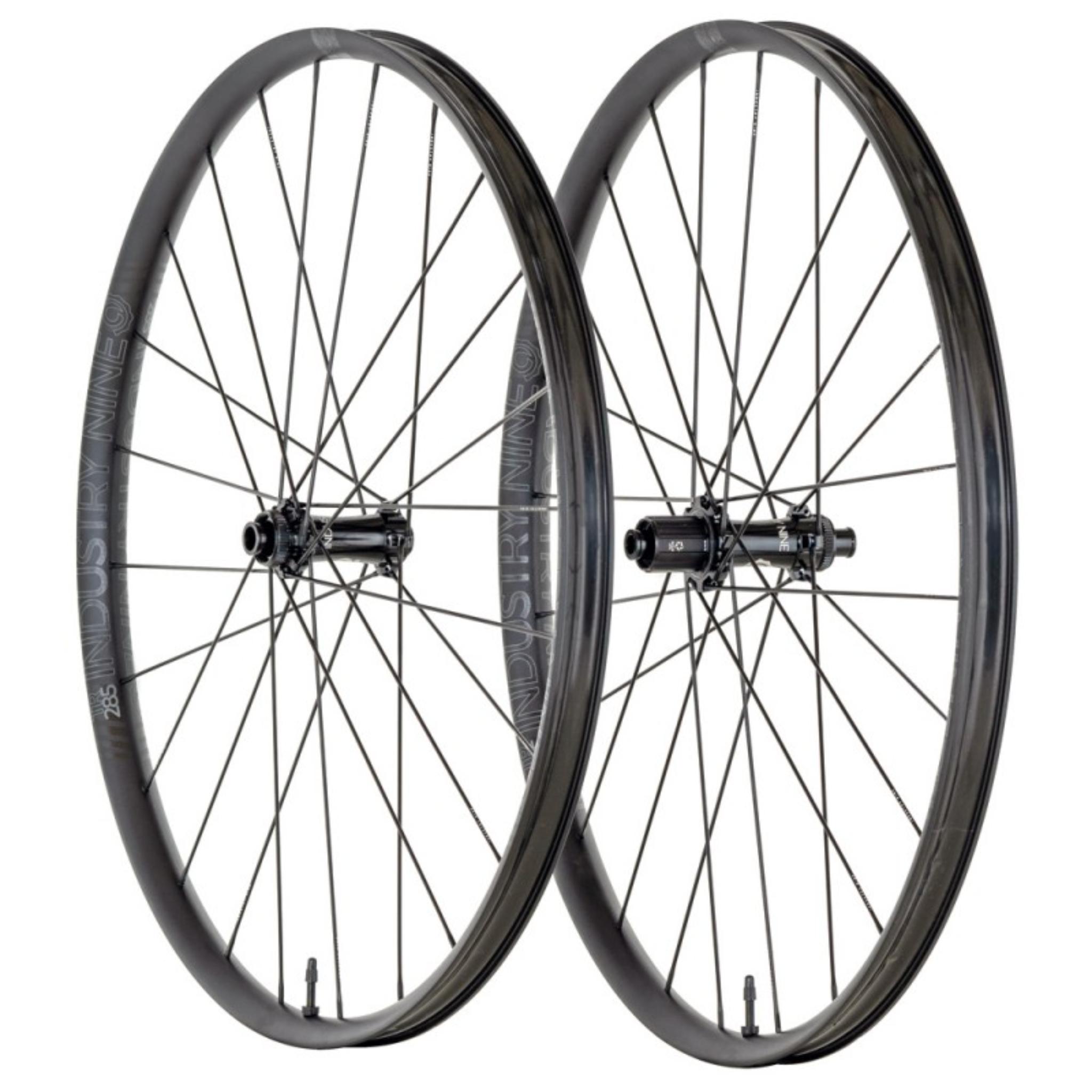 Industry Nine Solix M Trail 285 Wheelset Black / 29 / 15x110 - 12x148 Shimano HG