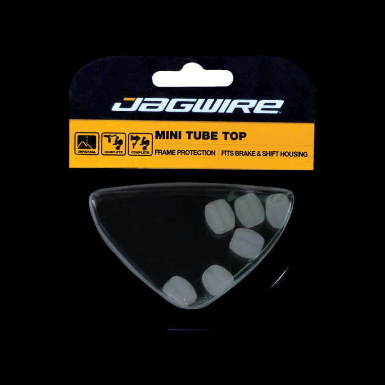 Jagwire Mini Tube Tops Clear / 6 pack