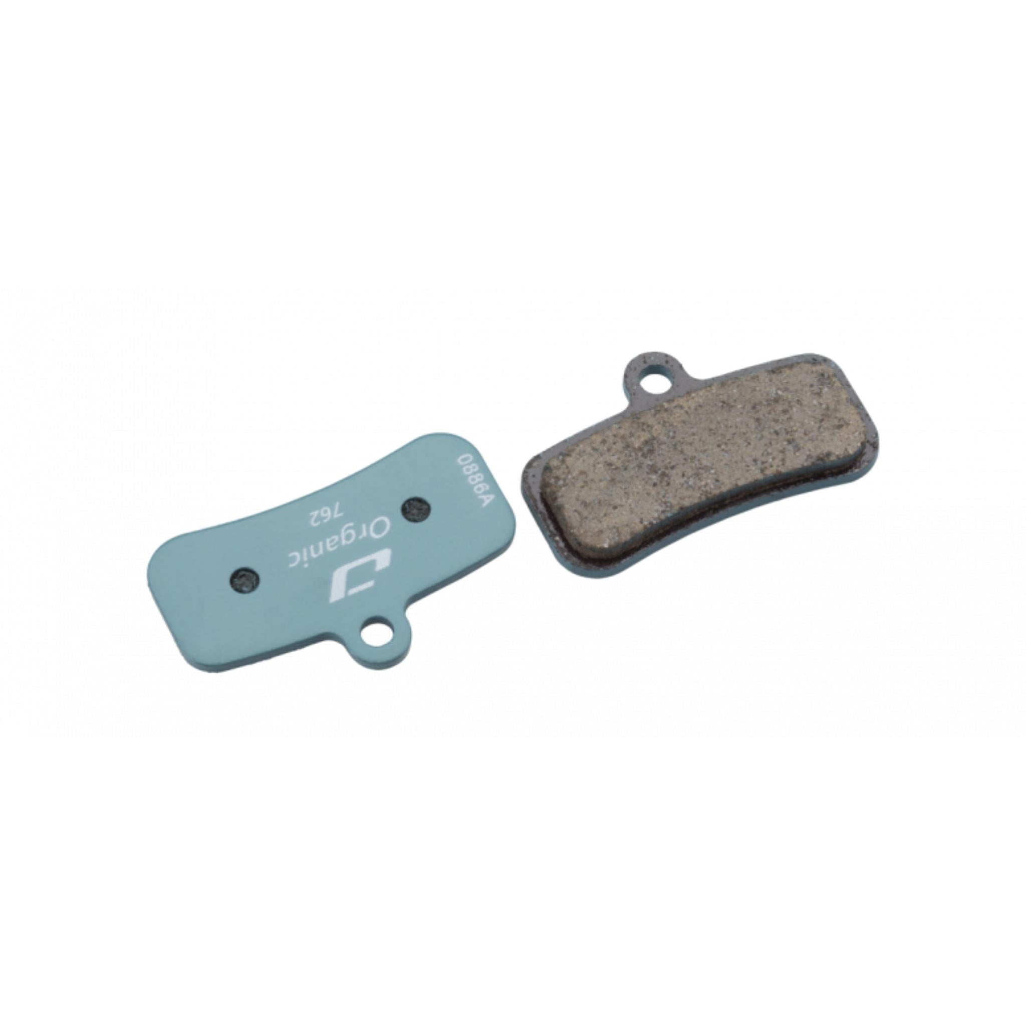 Jagwire Sport Organic Disc Brake Pads - Shimano 4-Pot MTB Blue