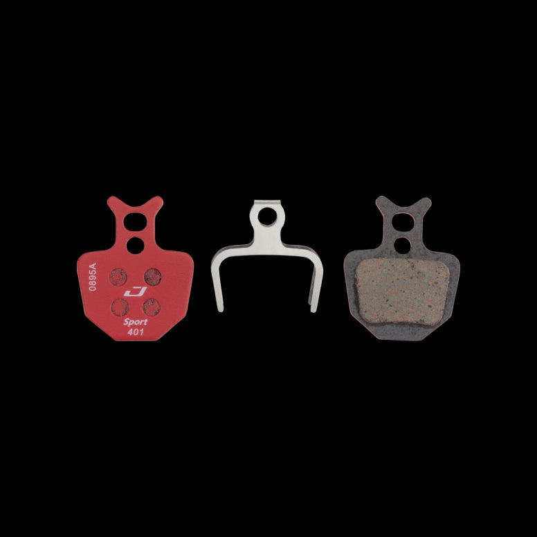 Jagwire Sport Semi-Metallic Disc Brake Pads - Formula Oro Red