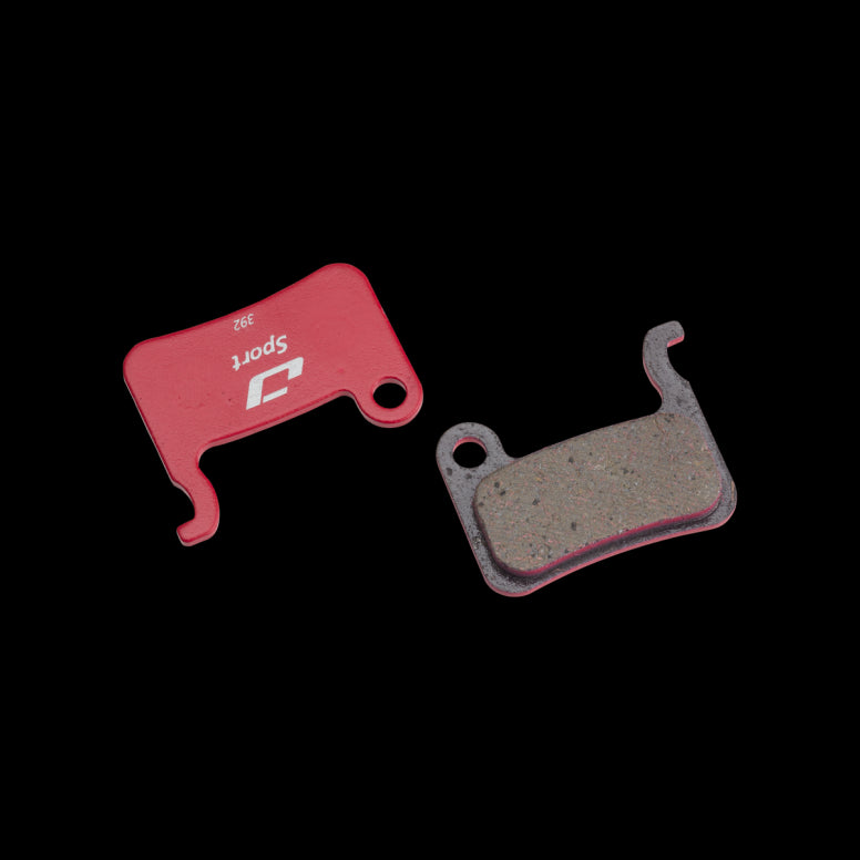 Jagwire Sport Semi-Metallic Disc Brake Pads - Shimano MTB/TRP Red