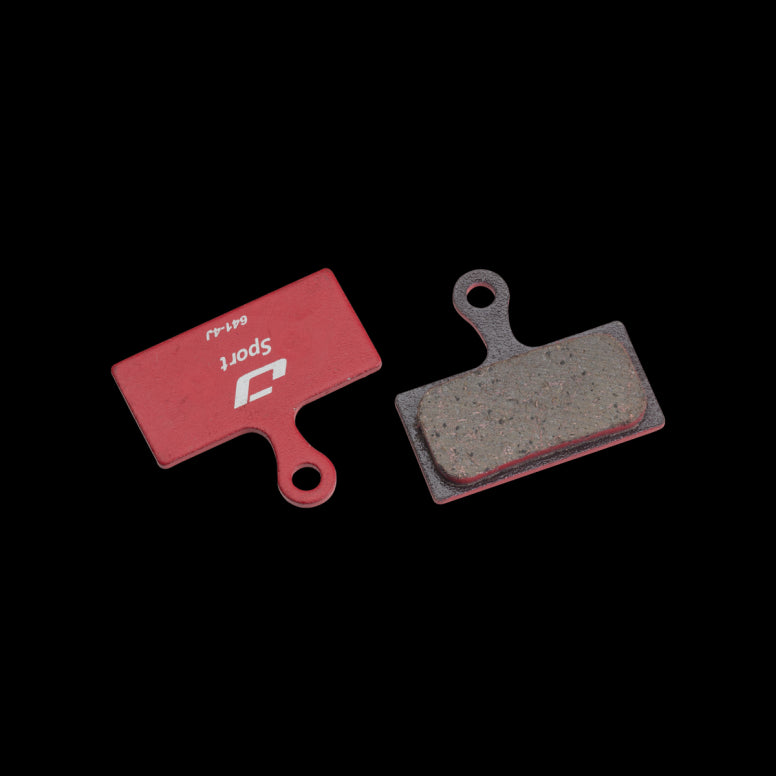 Jagwire Sport Semi-Metallic Disc Brake Pads - Shimano Red