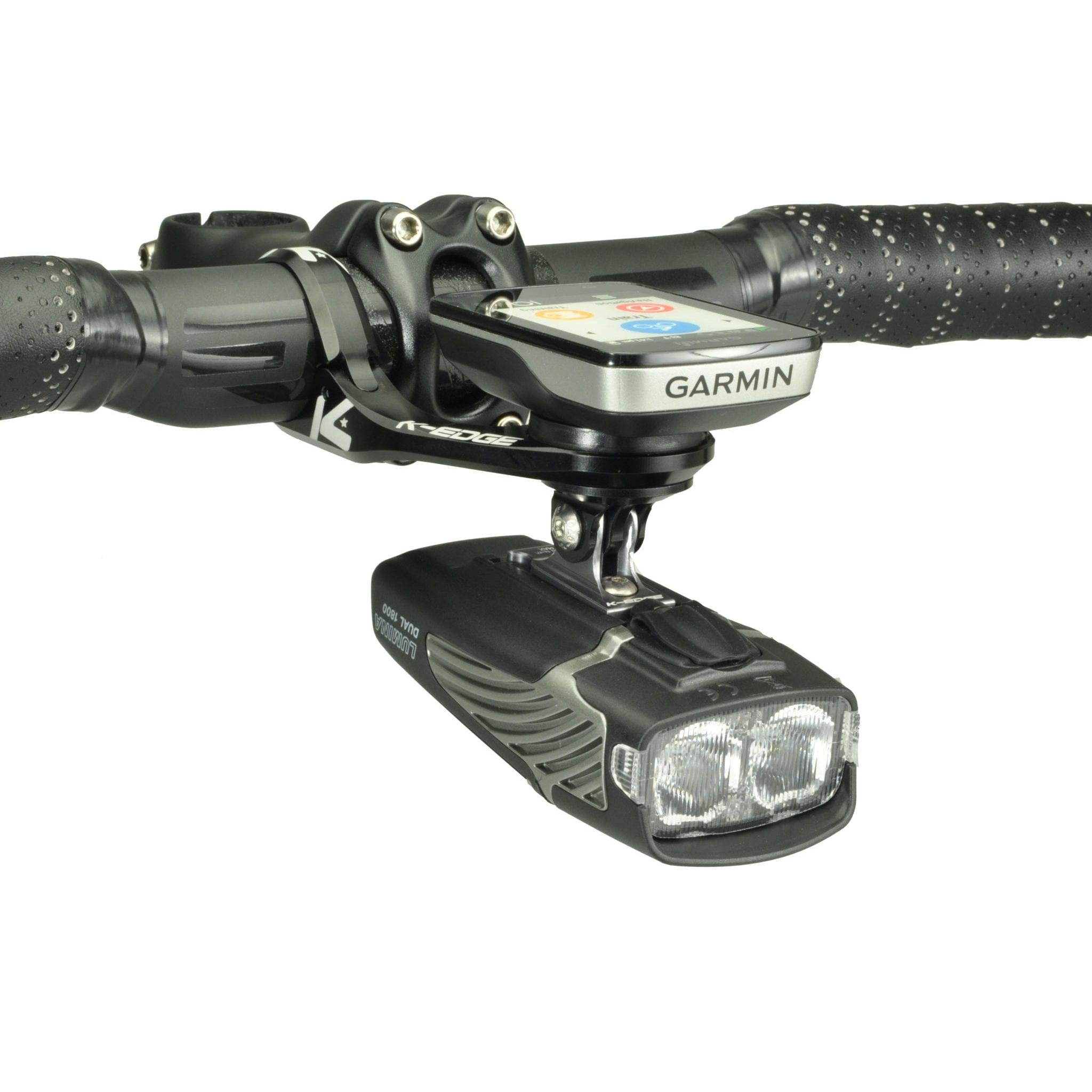 K-Edge Garmin Max Combo Mount, 31.8mm Black / 31.8mm