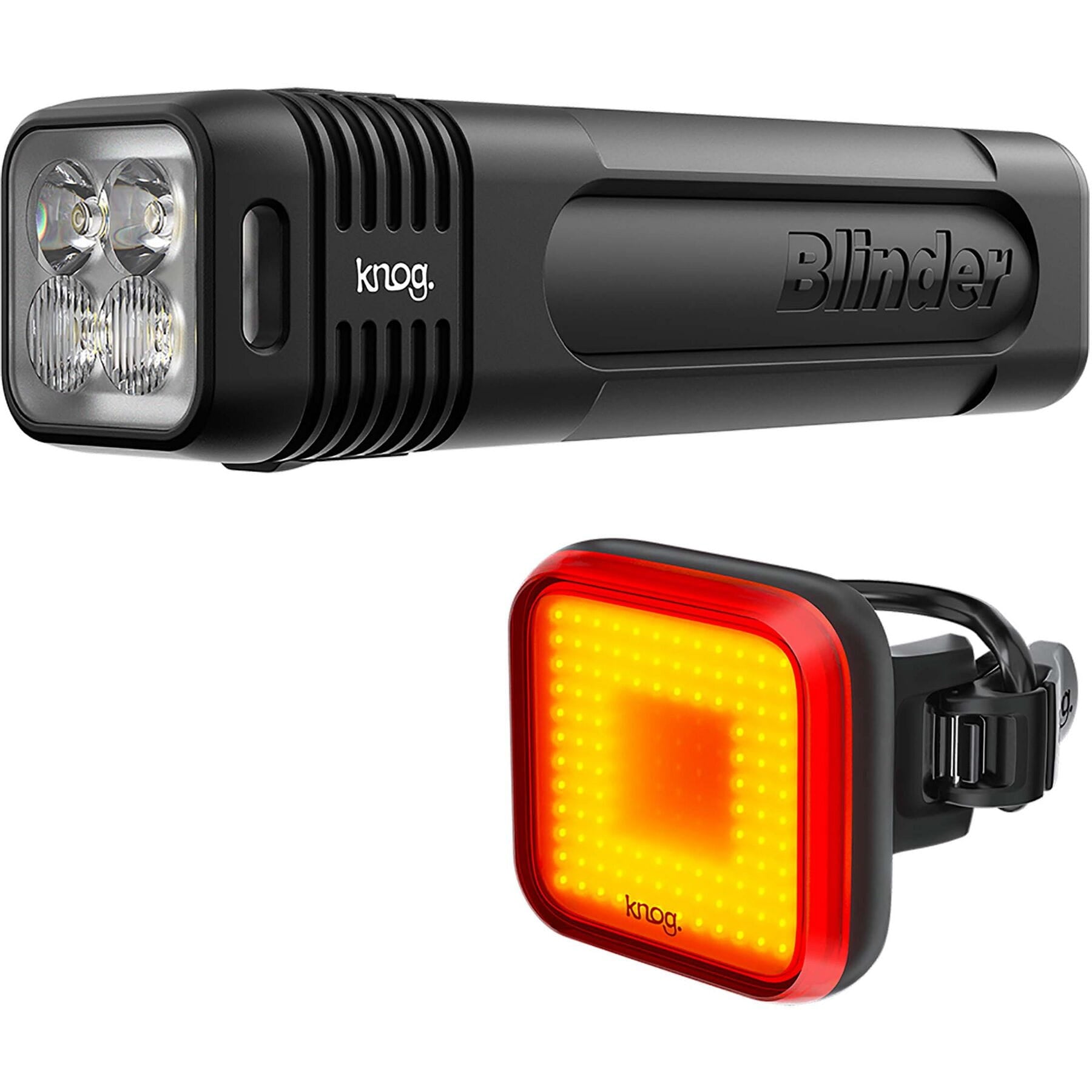 Knog Blinder Pro 600 + Blinder 100 Light Set Black / Twin Pack