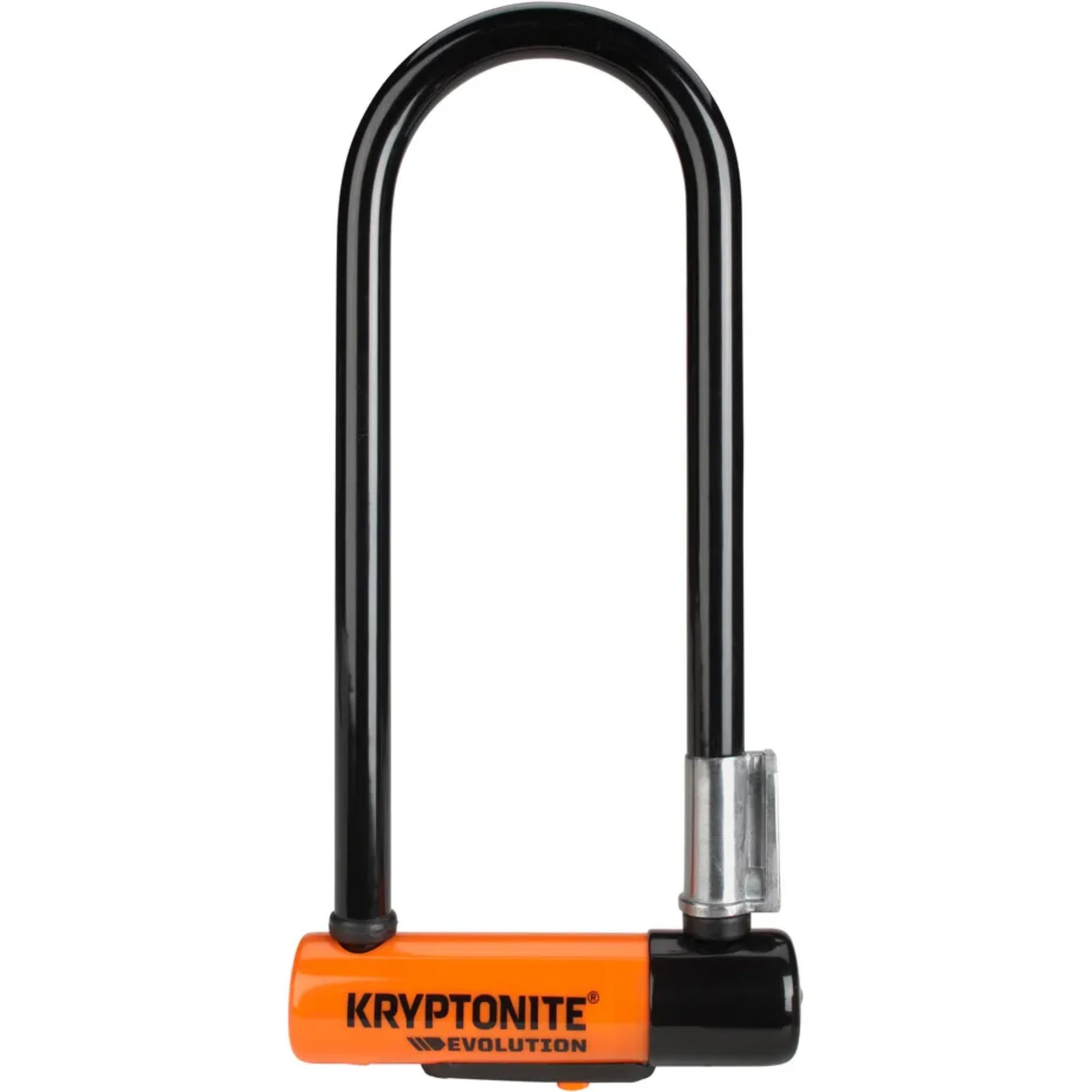 Kryptonite Evolution Mini-9 U-Lock with Flexframe Bracket Sold Secure Gold Black / Orange / Mini