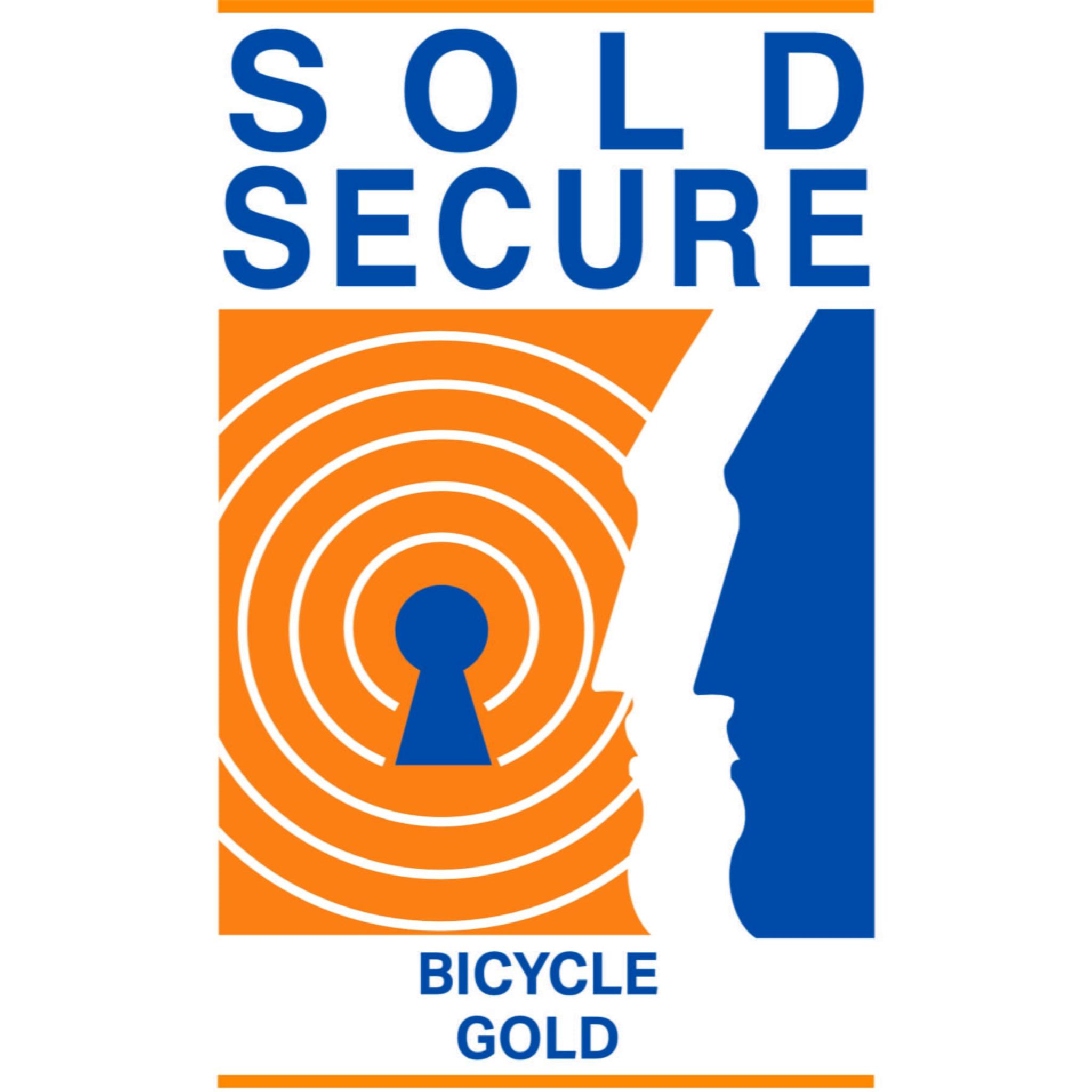 Kryptonite Evolution Standard Lock with Flexframe Bracket Sold Secure Gold