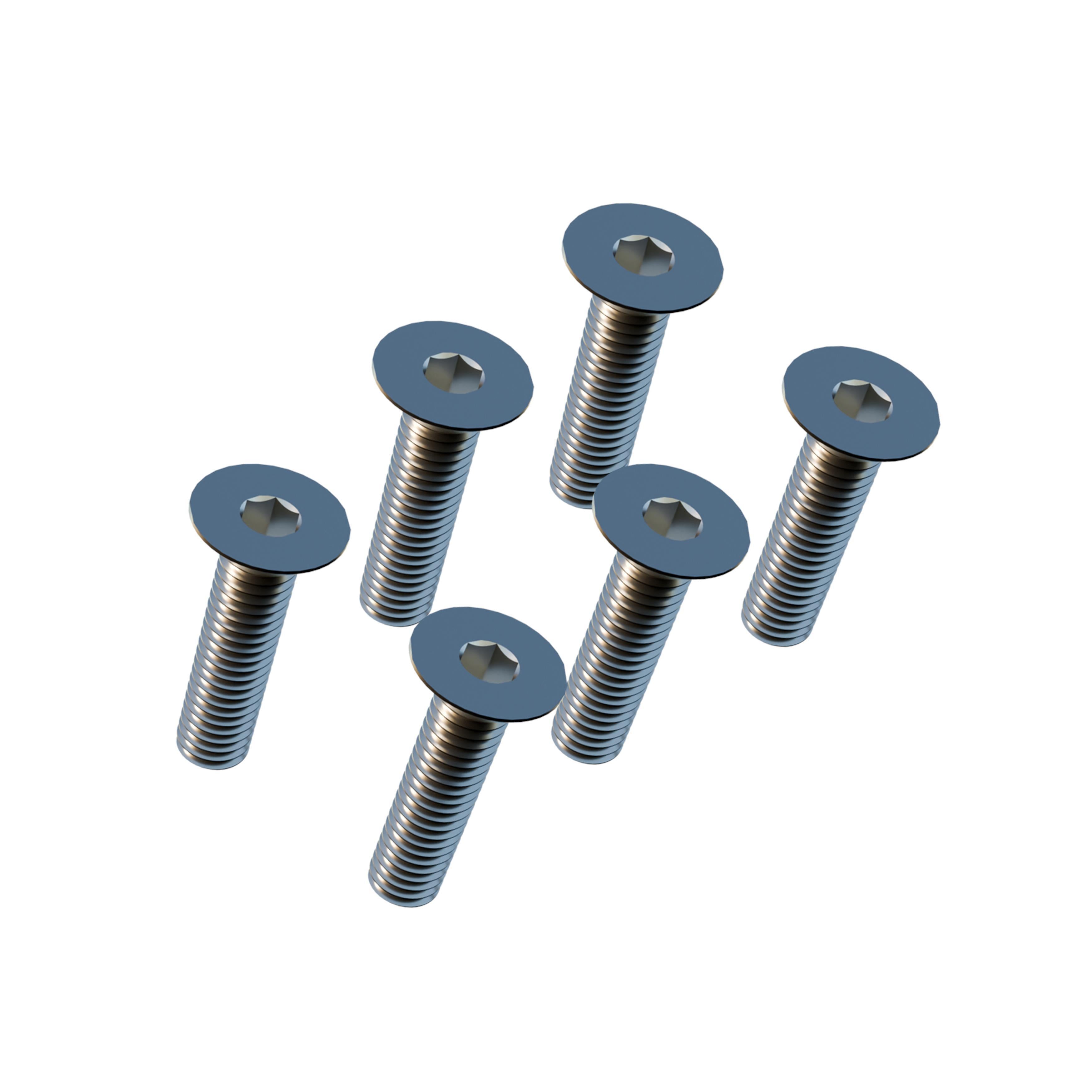 Leatt 6pcs Gravity Stems Titanium Bolt Kit Titanium