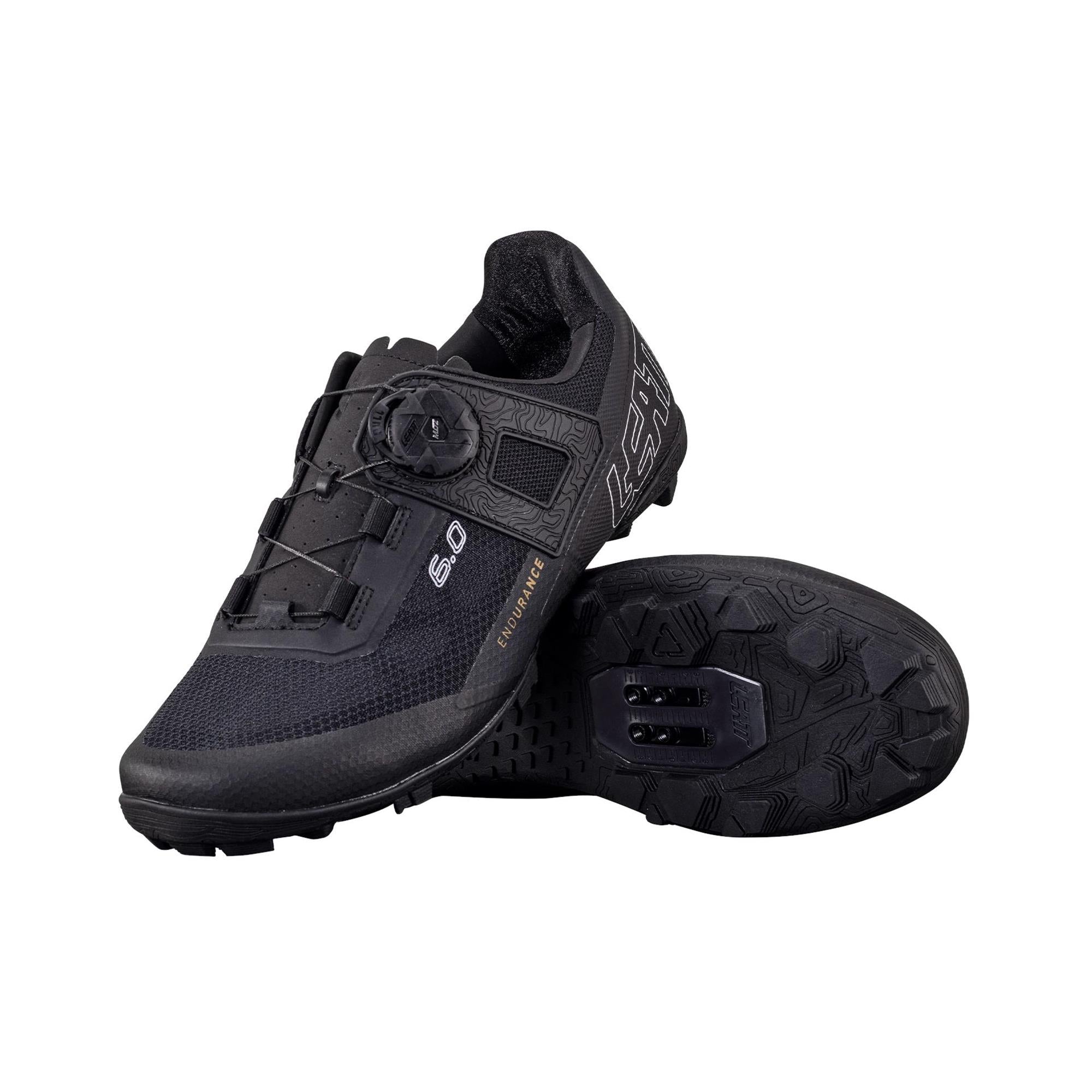 Leatt Endurance Proclip 6.0 Shoes Black / UK 6.5