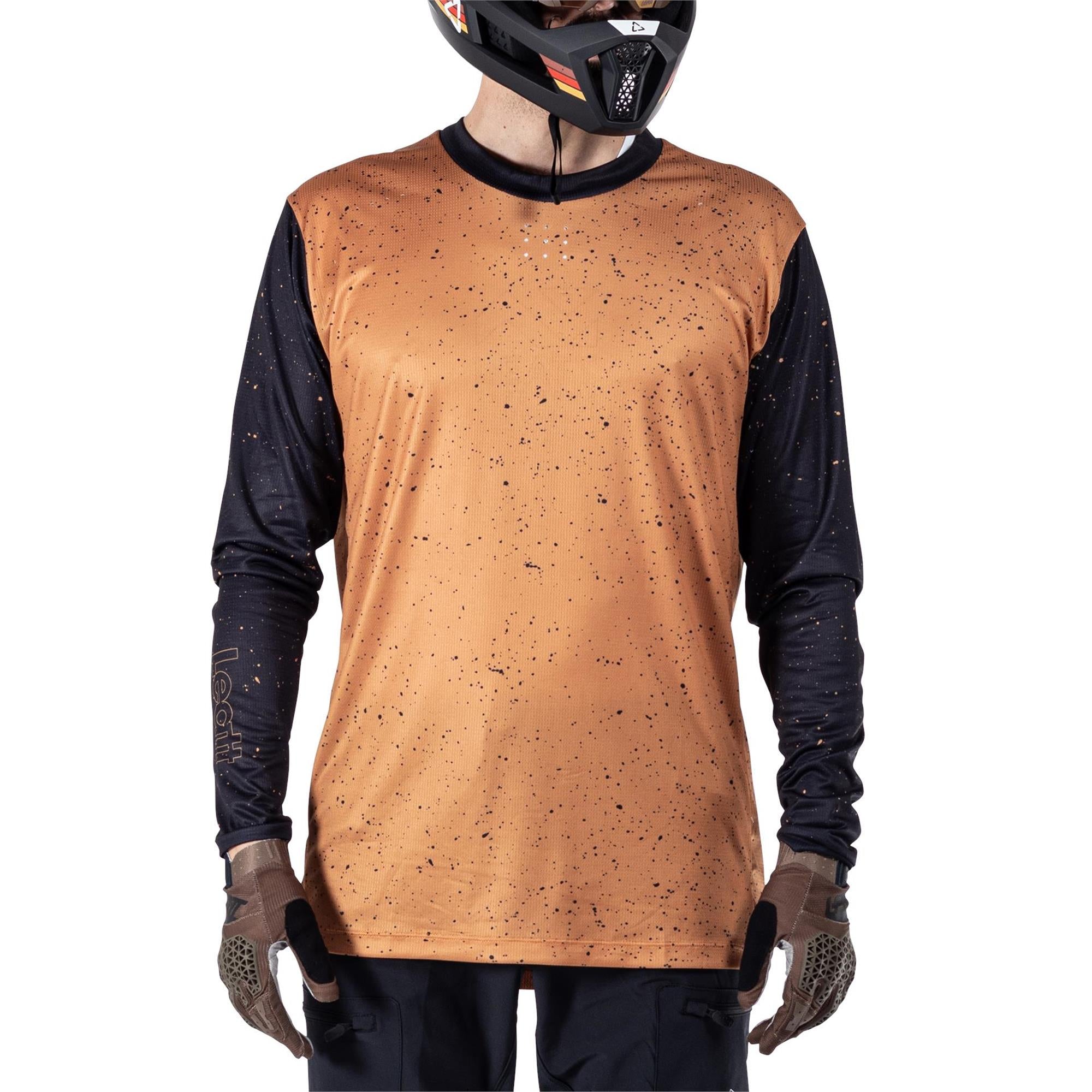 Leatt Enduro 4.0 MTB Jersey Rust / XS