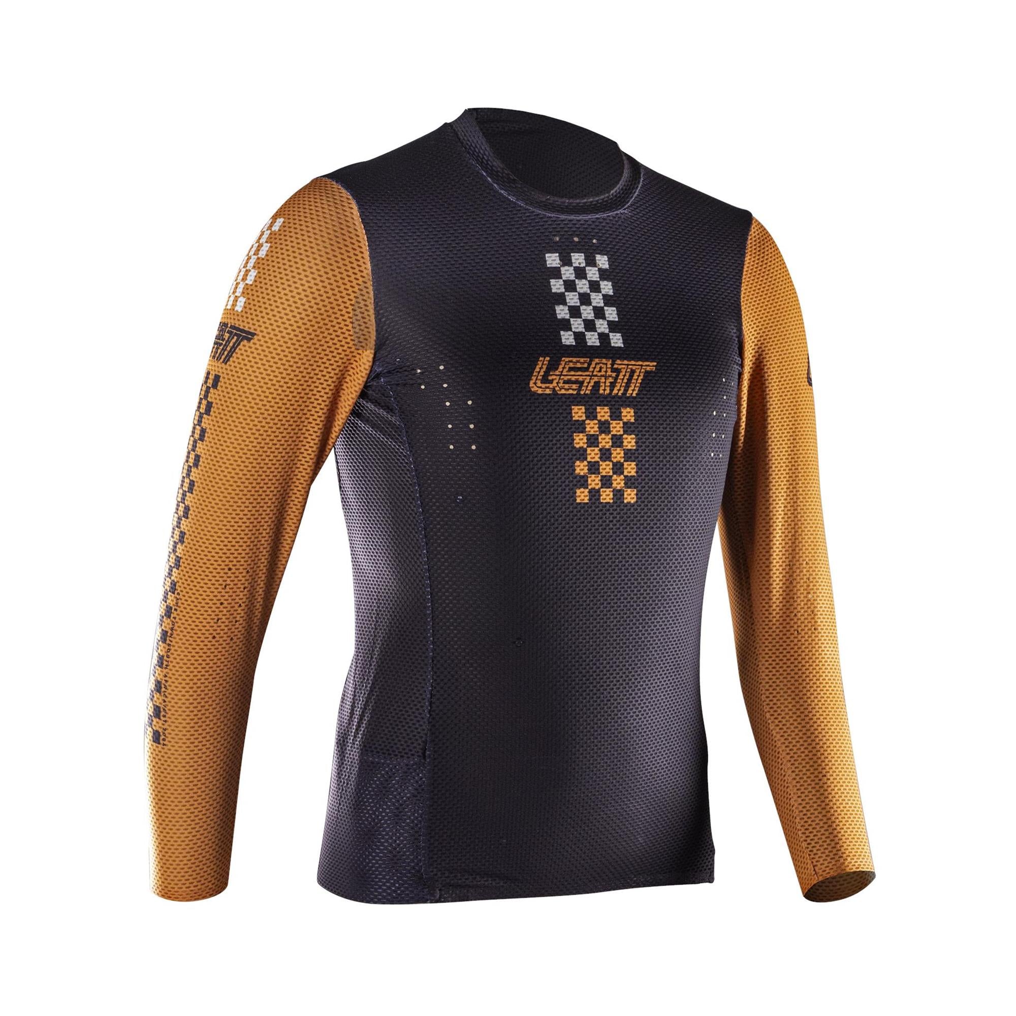 Leatt Junior Gravity 4.0 MTB Jersey Rust / S