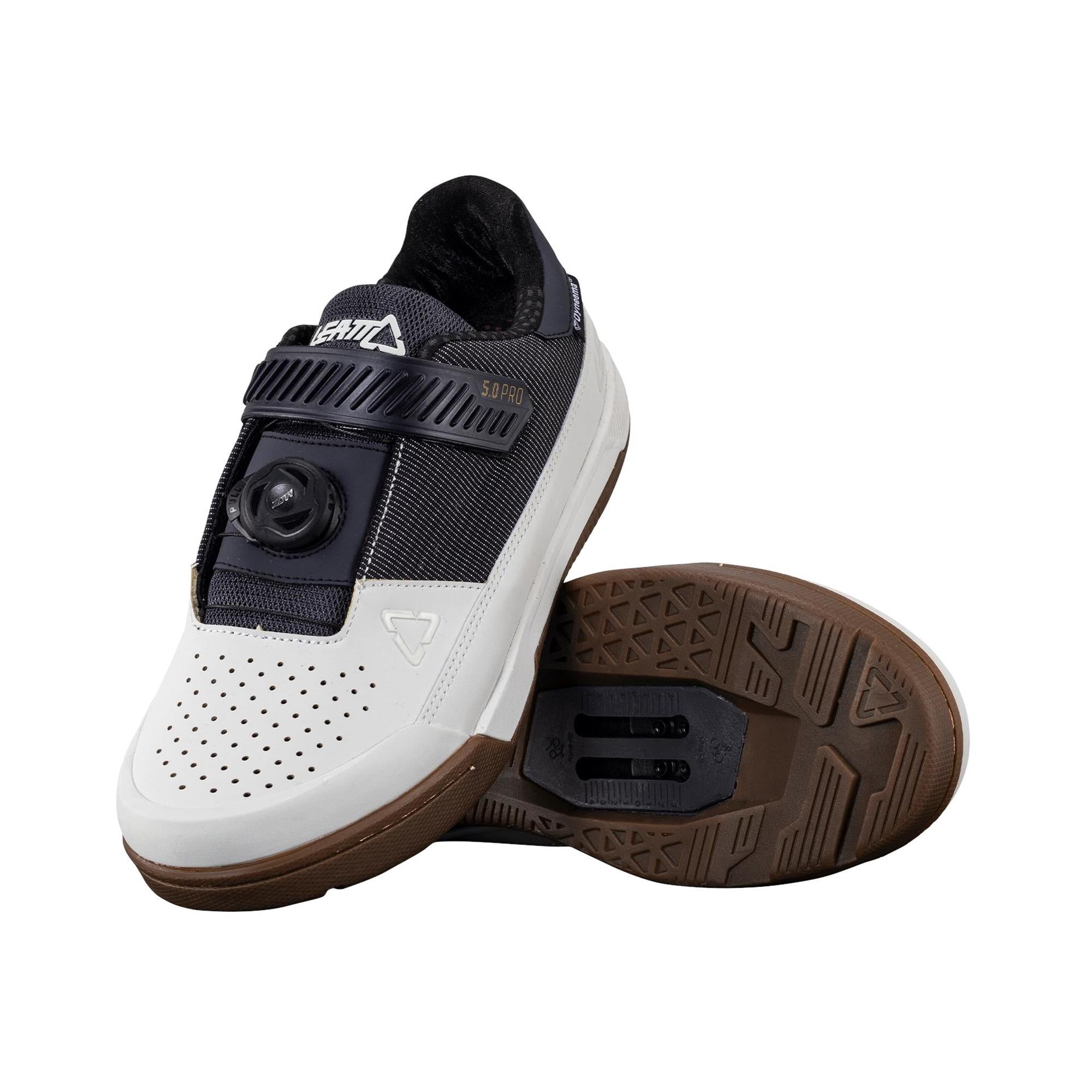 Leatt ProClip 5.0 Shoes White / UK 7.5
