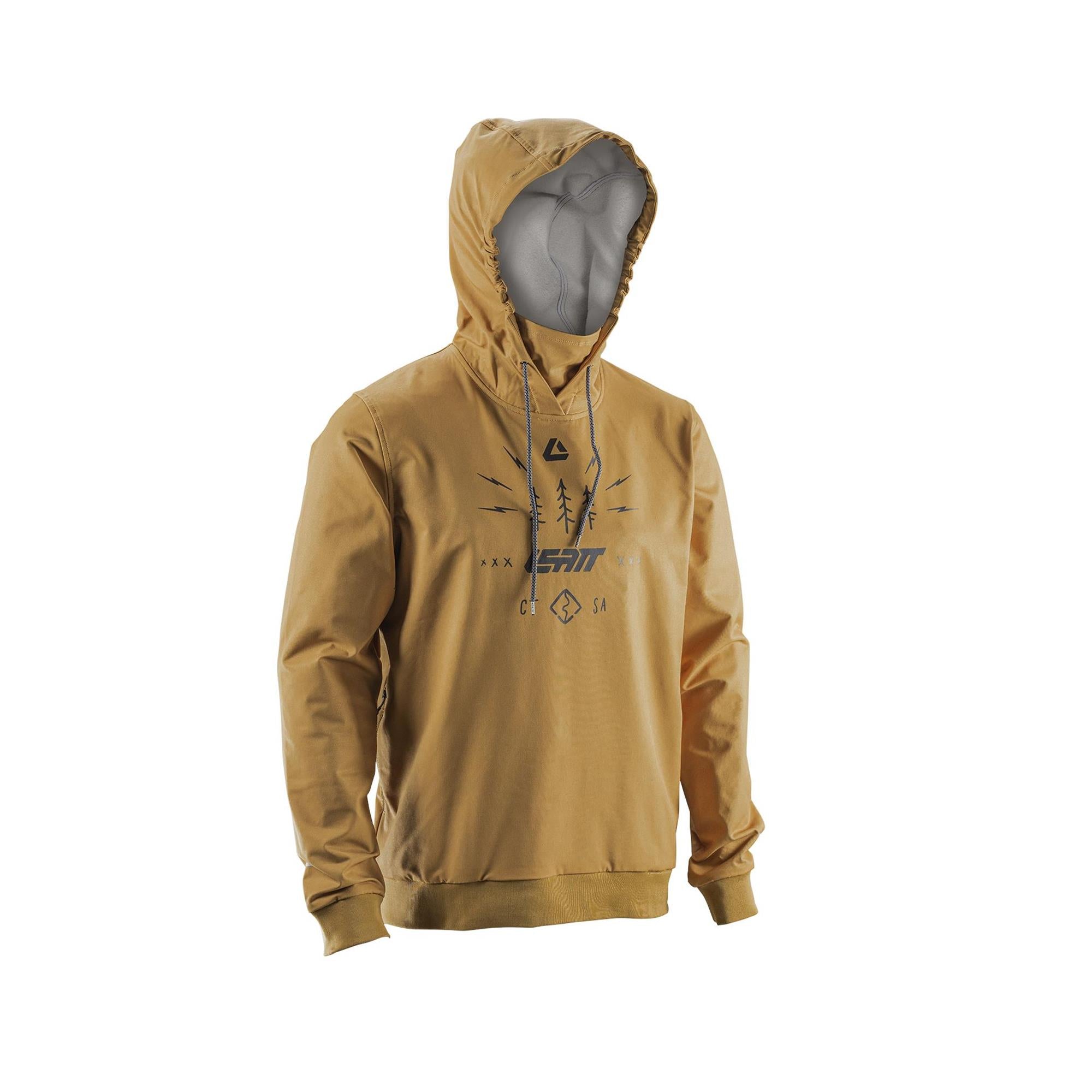Leatt ThermaFlow 3.0 MTB Hoodie Brass Brown / S