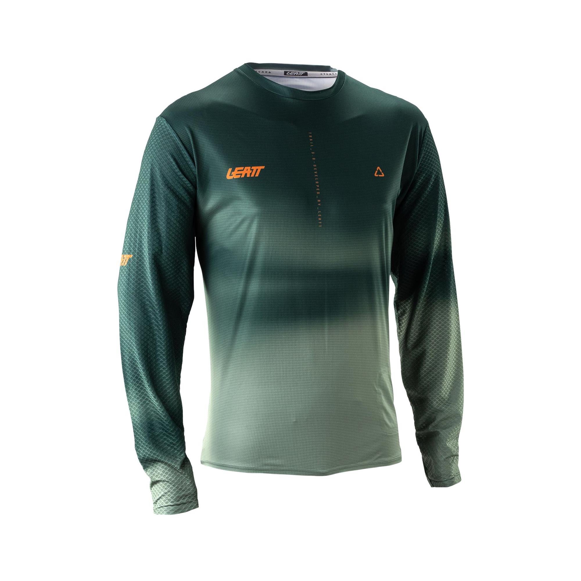 Leatt Trail 3.0 MTB Long Sleeve Jersey Spruce Green / S