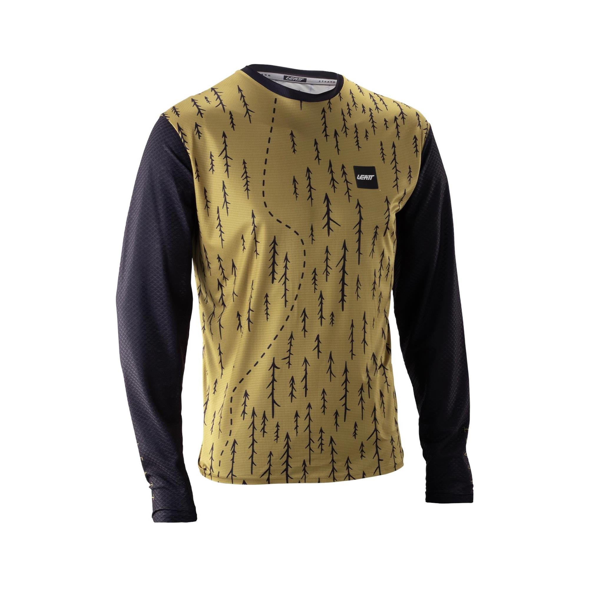 Leatt Trail 3.0 MTB Long Sleeve Jersey Trails Brown / S