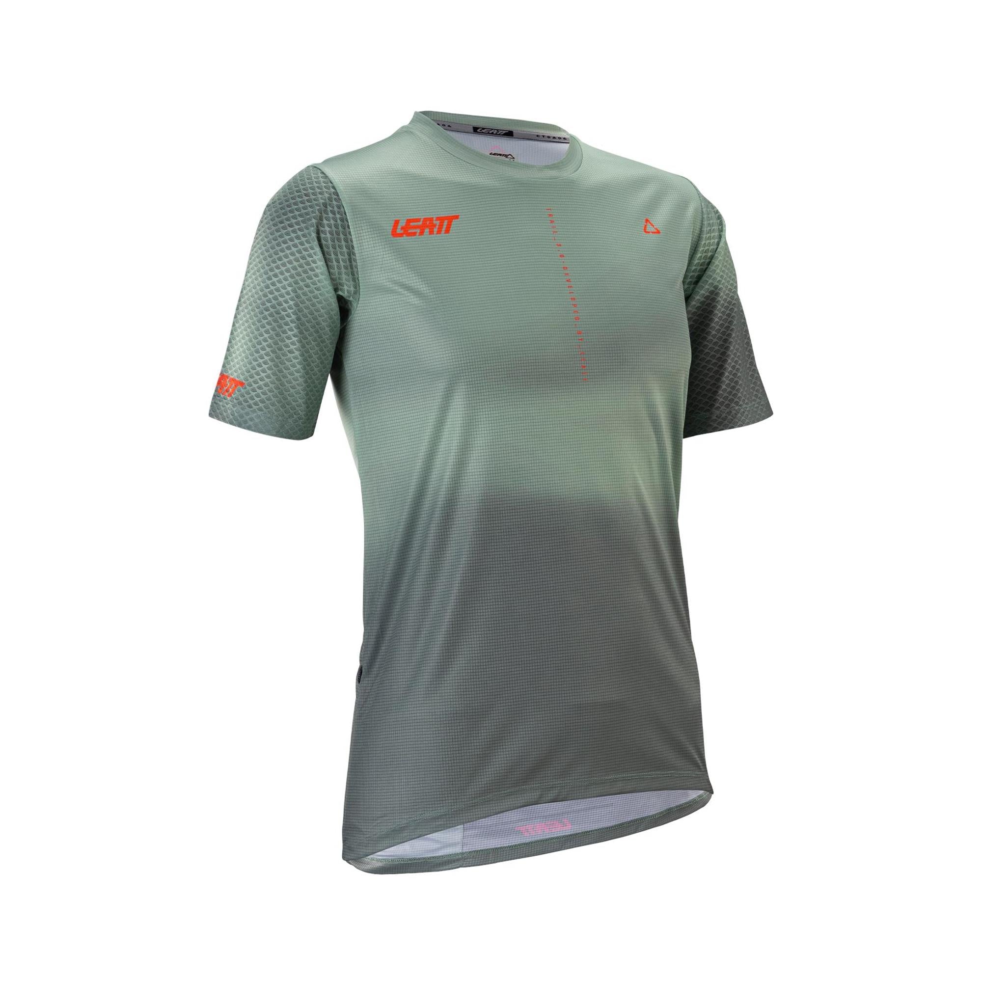 Leatt Trail 3.0 Womens MTB Short Sleeve Jersey Mist Green / S