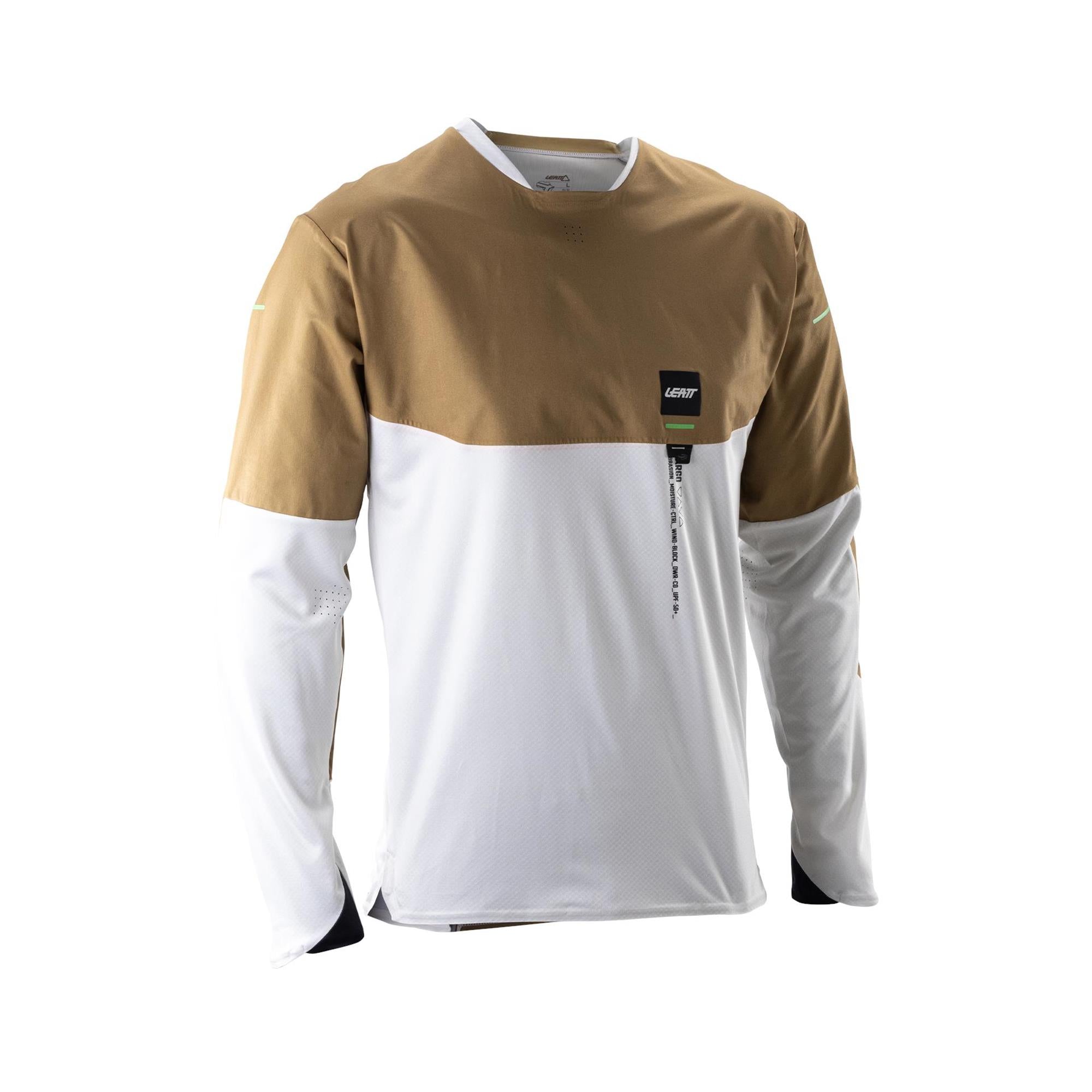 Leatt Trail 6.0 MTB Long Sleeve Cargo Jersey Brass Brown / S
