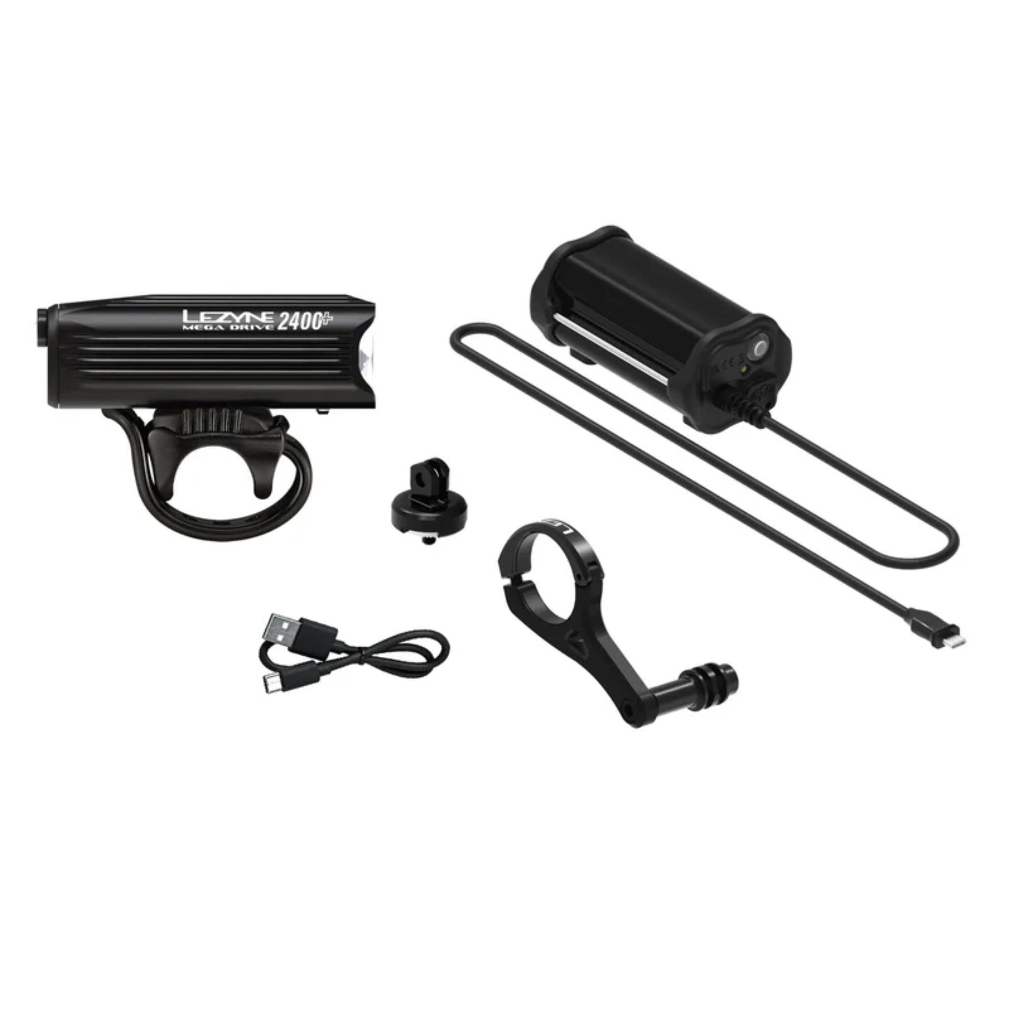 Lezyne Mega Drive 2400+ Front Light Black