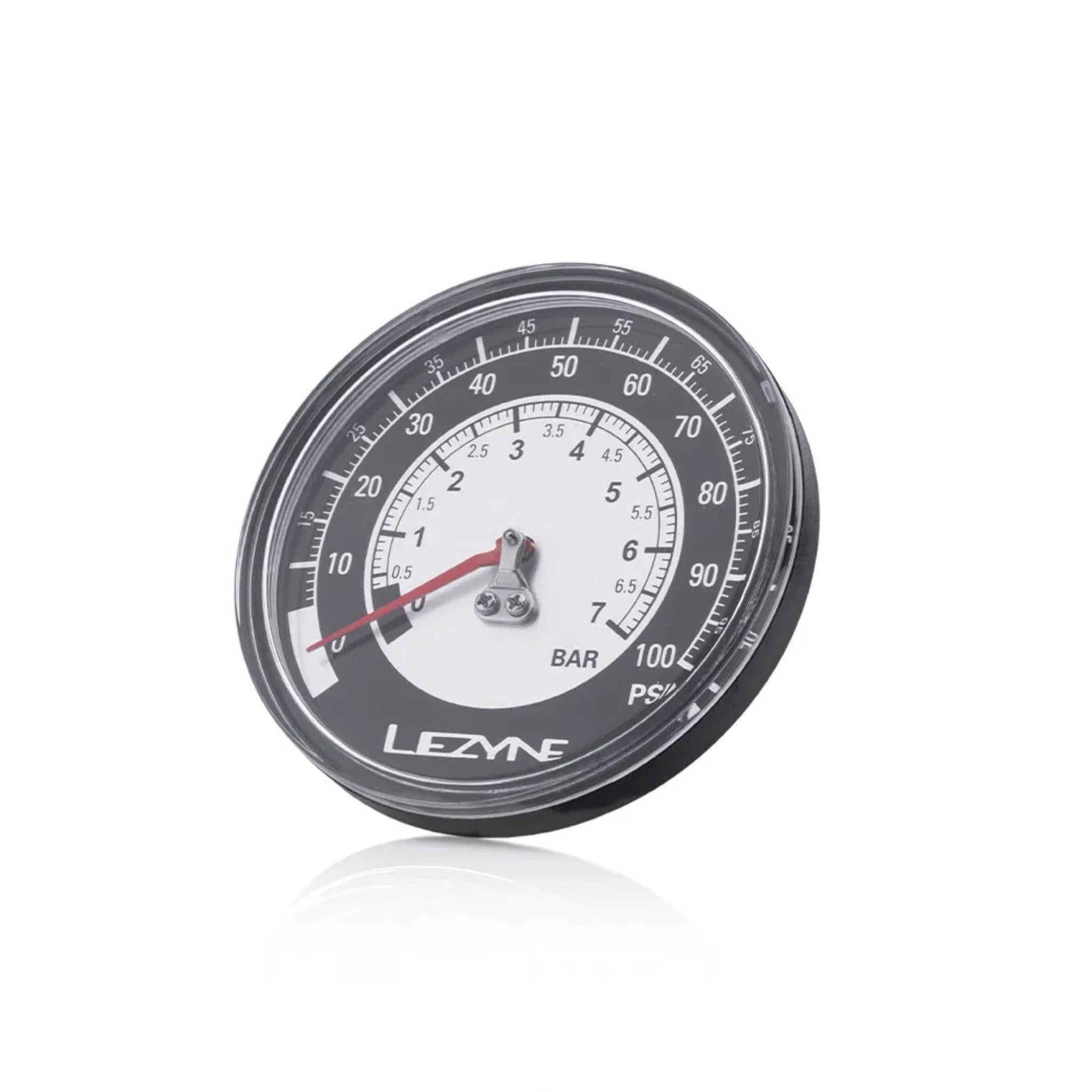 Lezyne Replacement Floor Pump Gauge - 100psi 3.5in