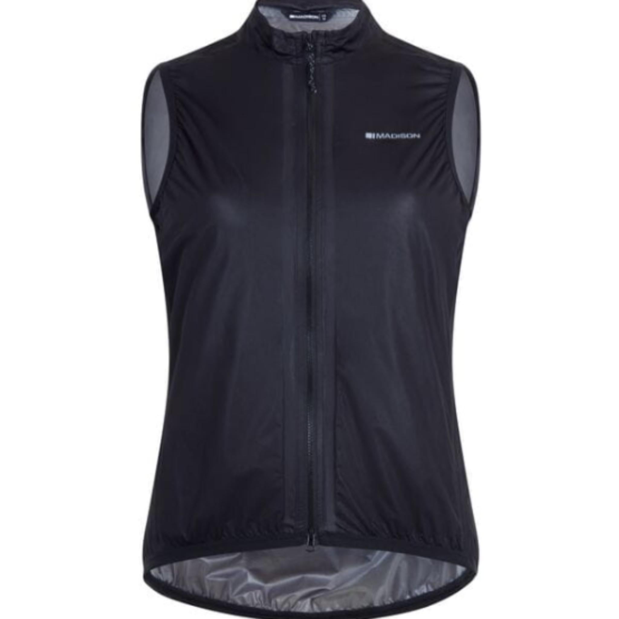Madison Flux Women's Ultra Packable Waterproof Gilet Black / Size 8