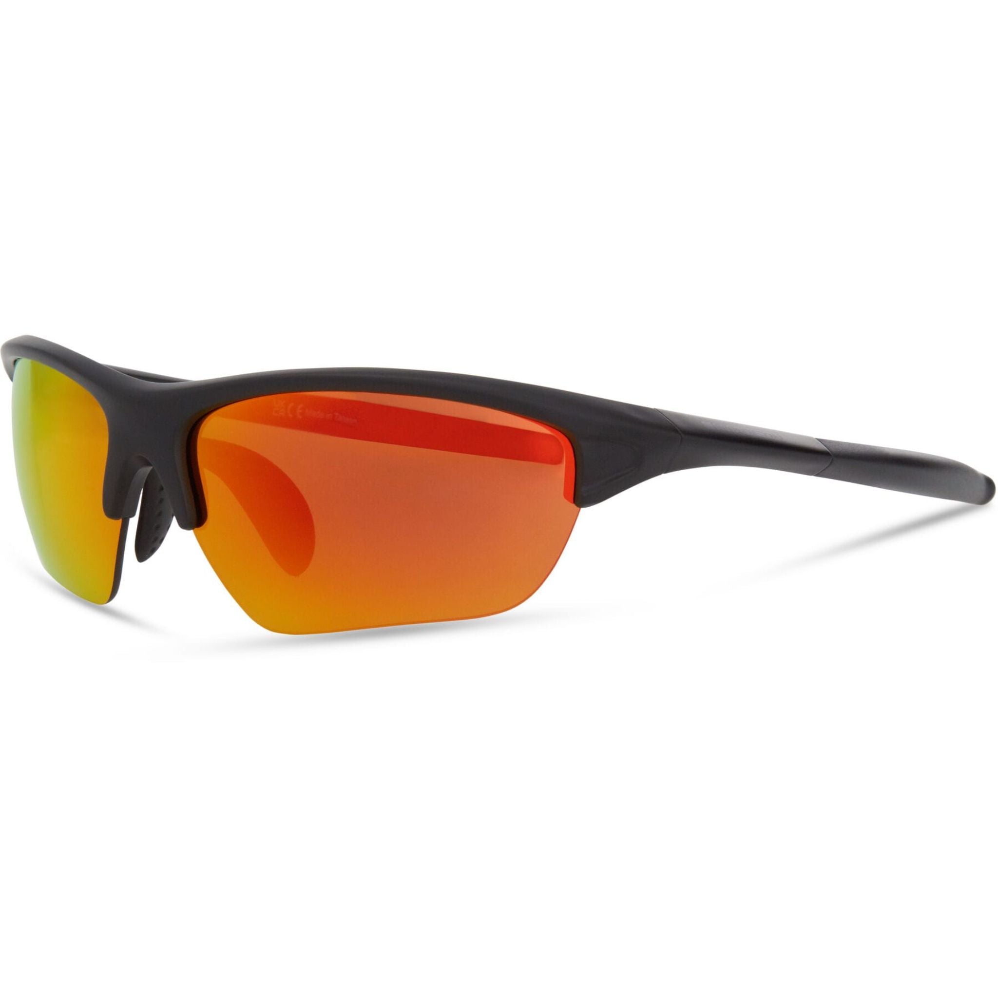 Madison Mission II Sunglasses - matt black / fire mirror Matt Black / One size / Fire Mirror
