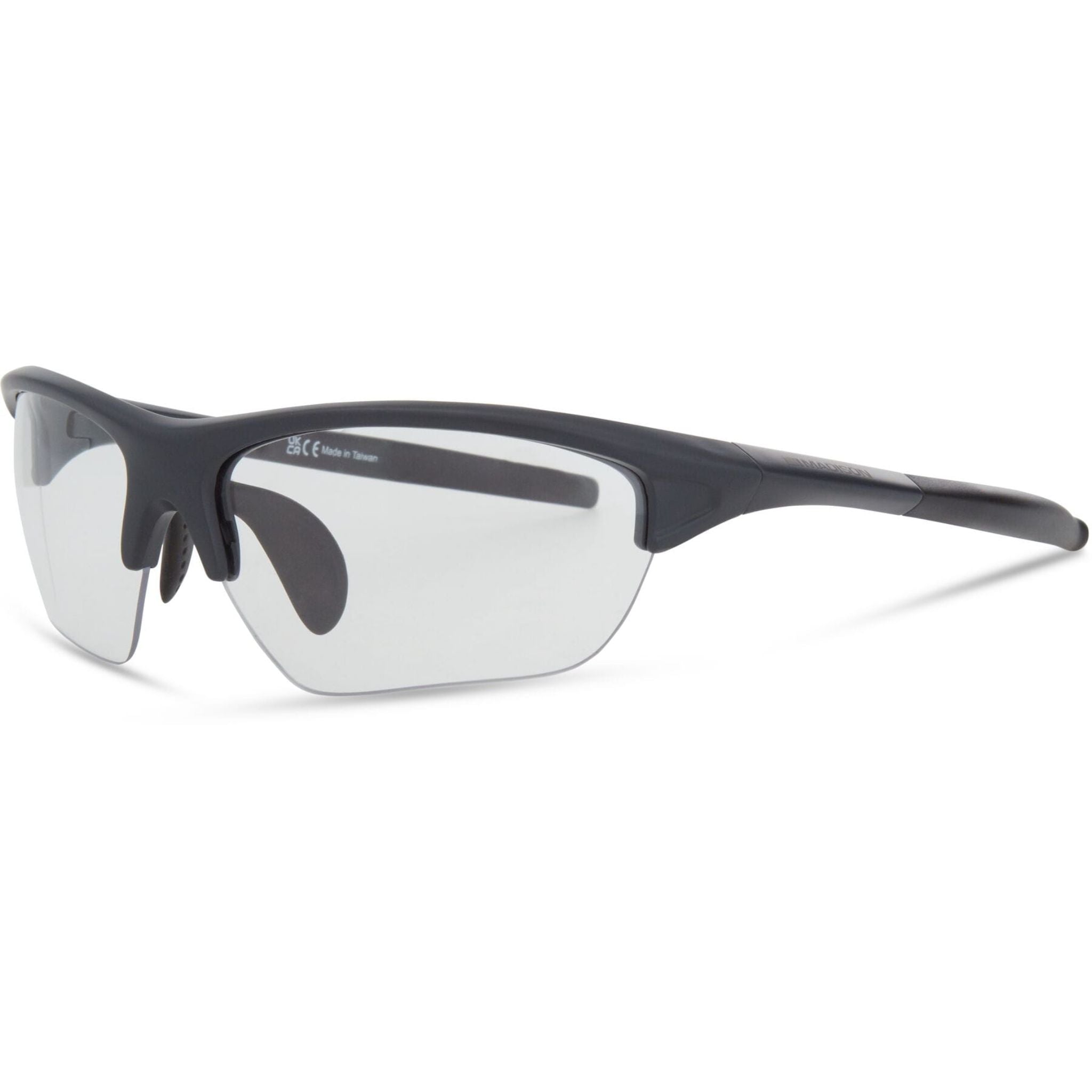 Madison Mission II Sunglasses - matt dark grey / clear Matt Dark Grey / One size / Clear