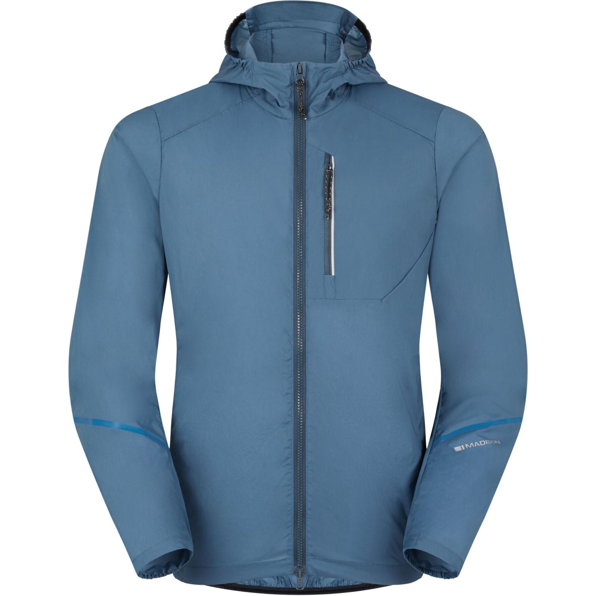 Madison Roam Men's Lightweight Windproof Packable Jacket Lake Blue / Small
