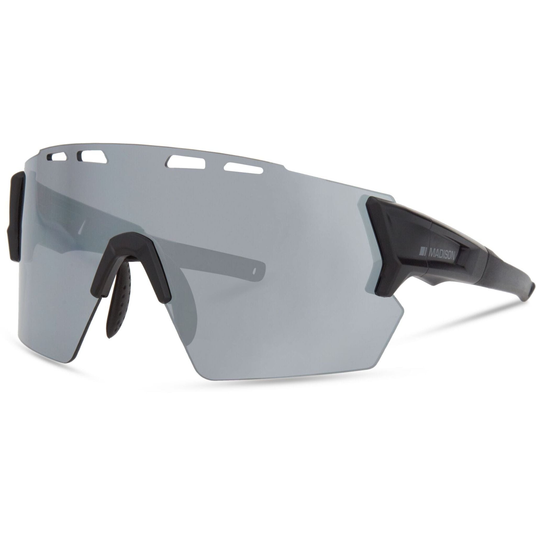 Madison Stealth II Sunglasses - matt black / silver mirror Matt Black / One size / Silver Mirror