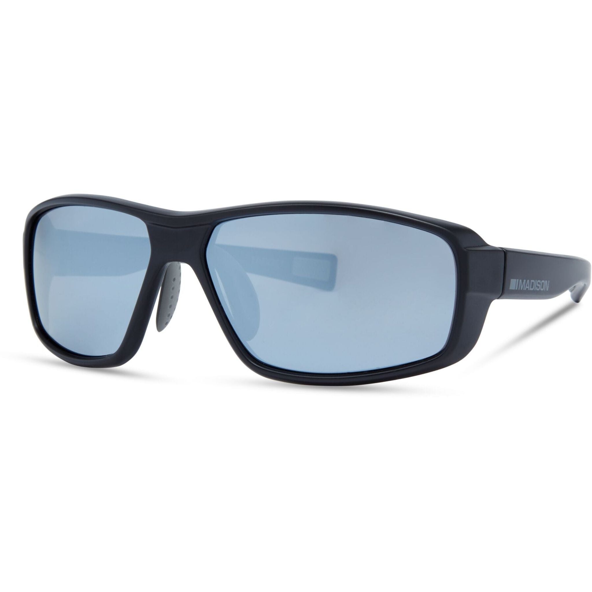 Madison Target Sunglasses Matt Black / One size / Silver Mirror