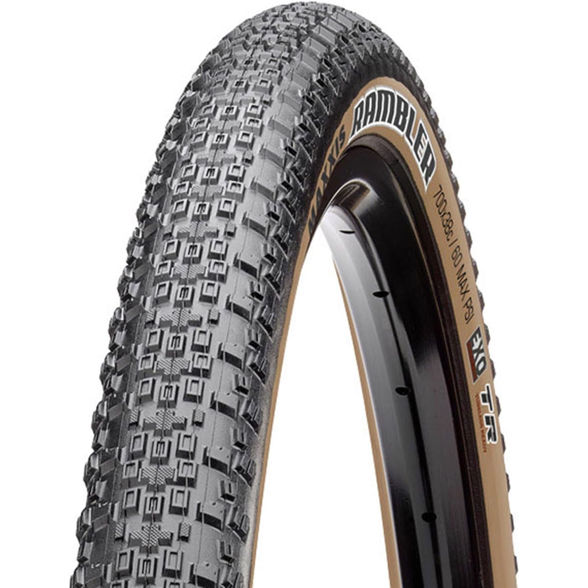 Maxxis Rambler Tanwall / 700 x 38C / Carbon Fibre Dual Compound MaxxShield TR 60TPI