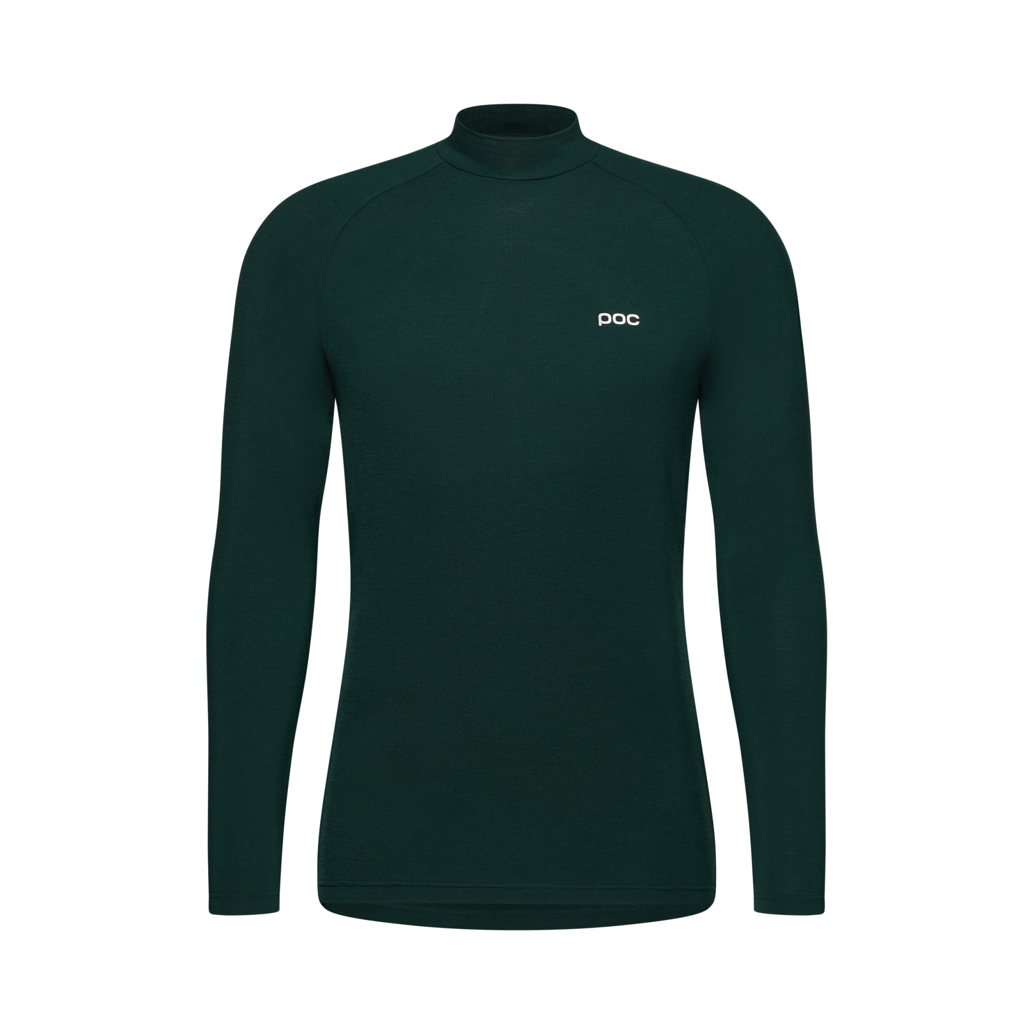 Men's Layer Merino Mock Neck Jersey Pargasite Green / XS