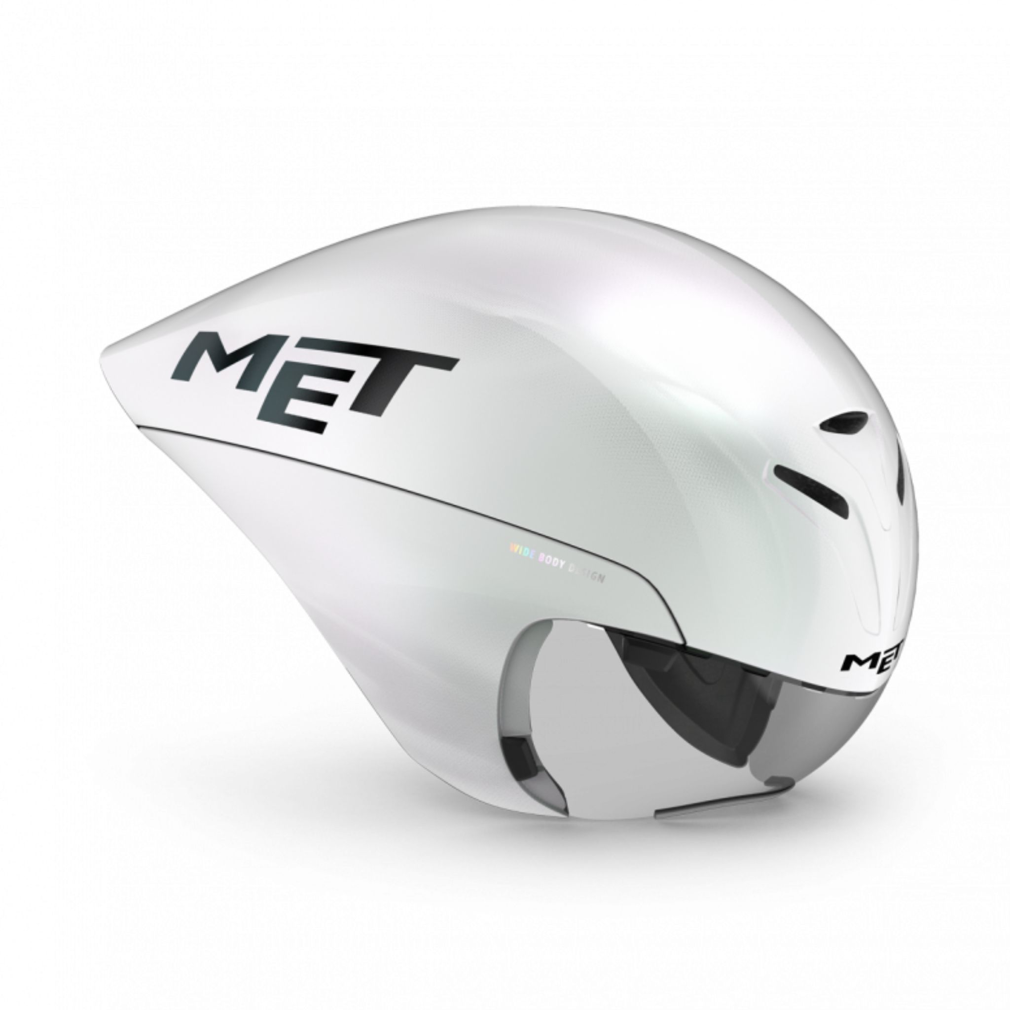 MET Drone Wide Body Helmet White / 54-58cm (Medium)