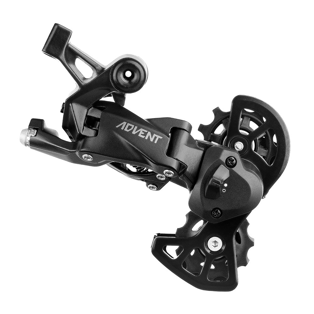 MicroSHIFT Advent Clutch Rear Derailleurs - 9 Speed Black / 9-Speed / 34-38T